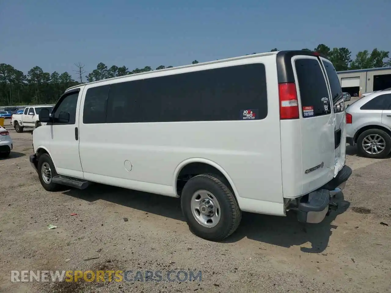 2 Photograph of a damaged car 1GAZGPFG6K1263857 CHEVROLET EXPRESS 2019
