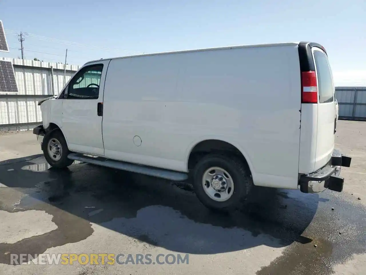 2 Photograph of a damaged car 1GCWGAFG9K1299520 CHEVROLET EXPRESS 2019