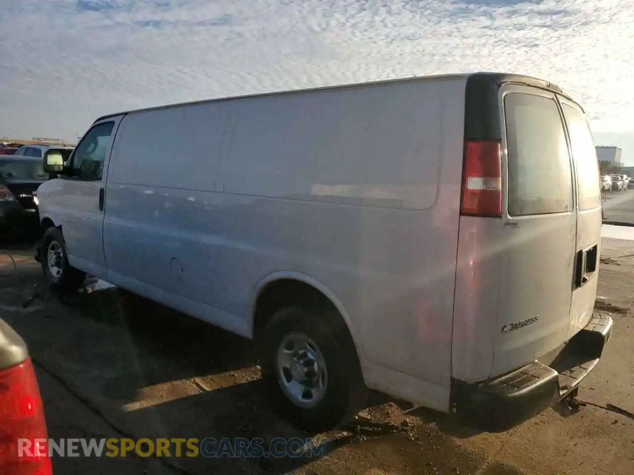 2 Photograph of a damaged car 1GCWGBFP3K1224883 CHEVROLET EXPRESS 2019
