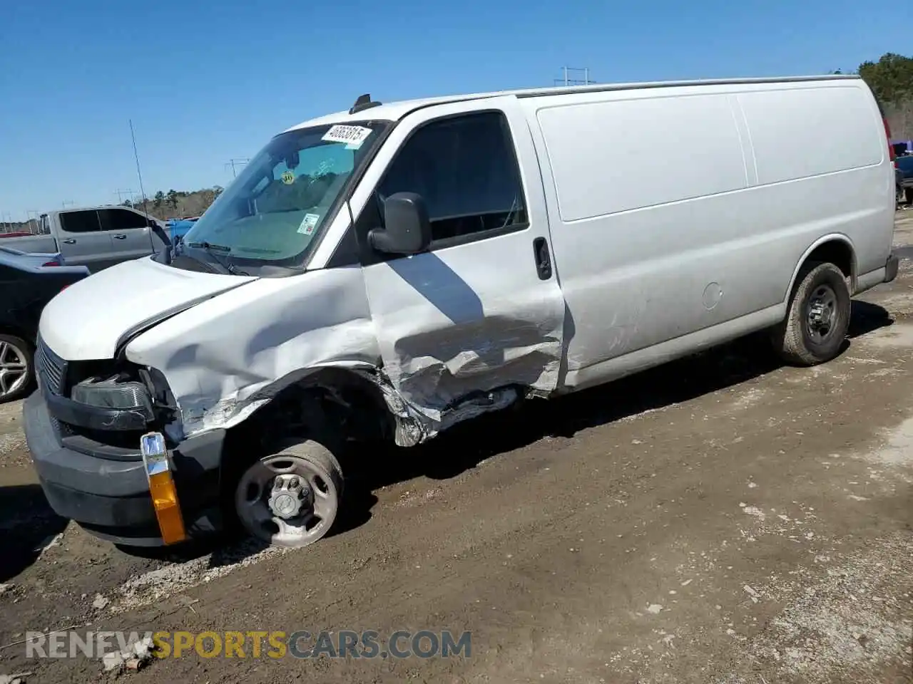 1 Photograph of a damaged car 1GCWGBFP8K1156709 CHEVROLET EXPRESS 2019