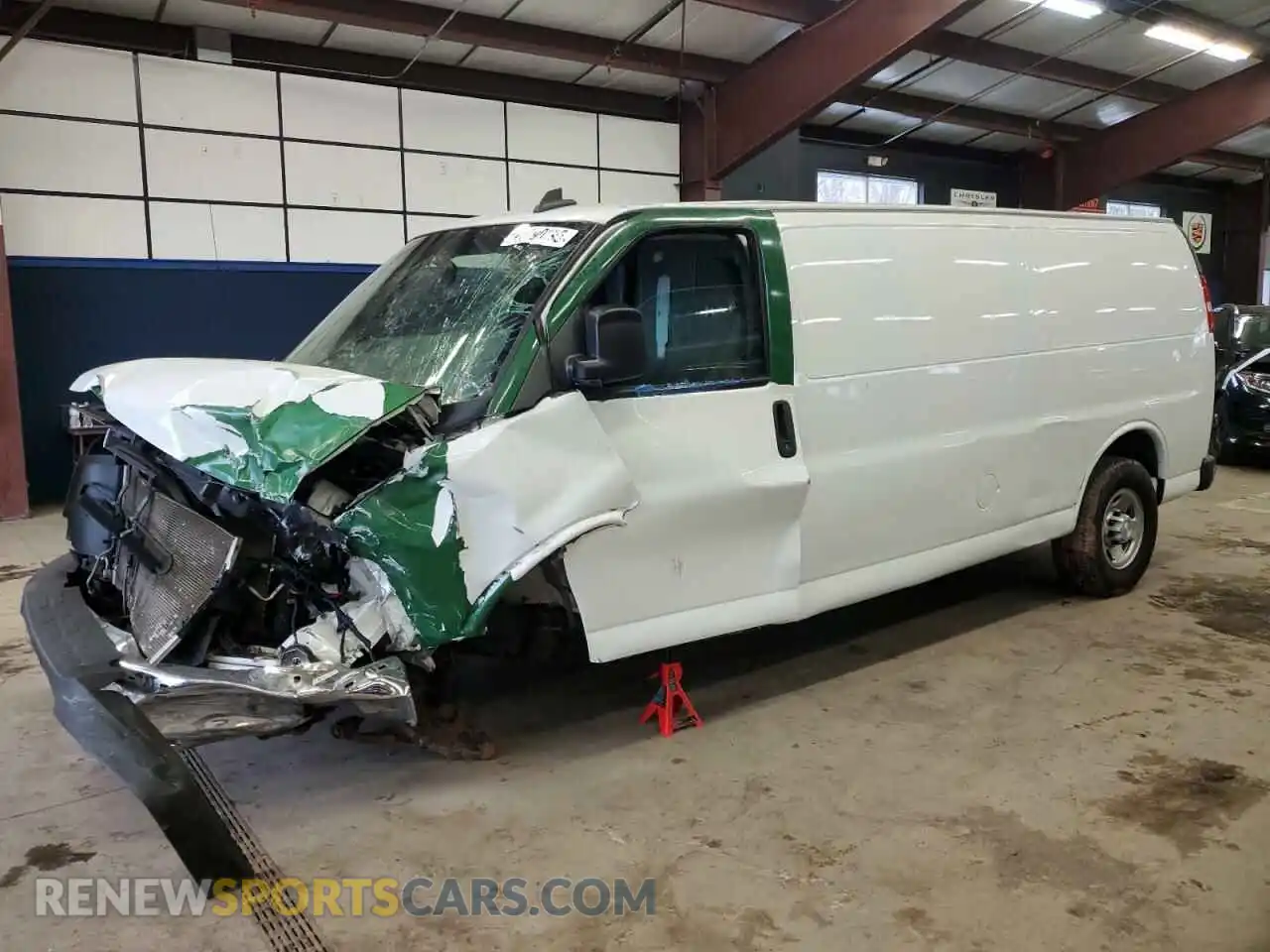 1 Photograph of a damaged car 1GCZGHFG9K1187578 CHEVROLET EXPRESS 2019
