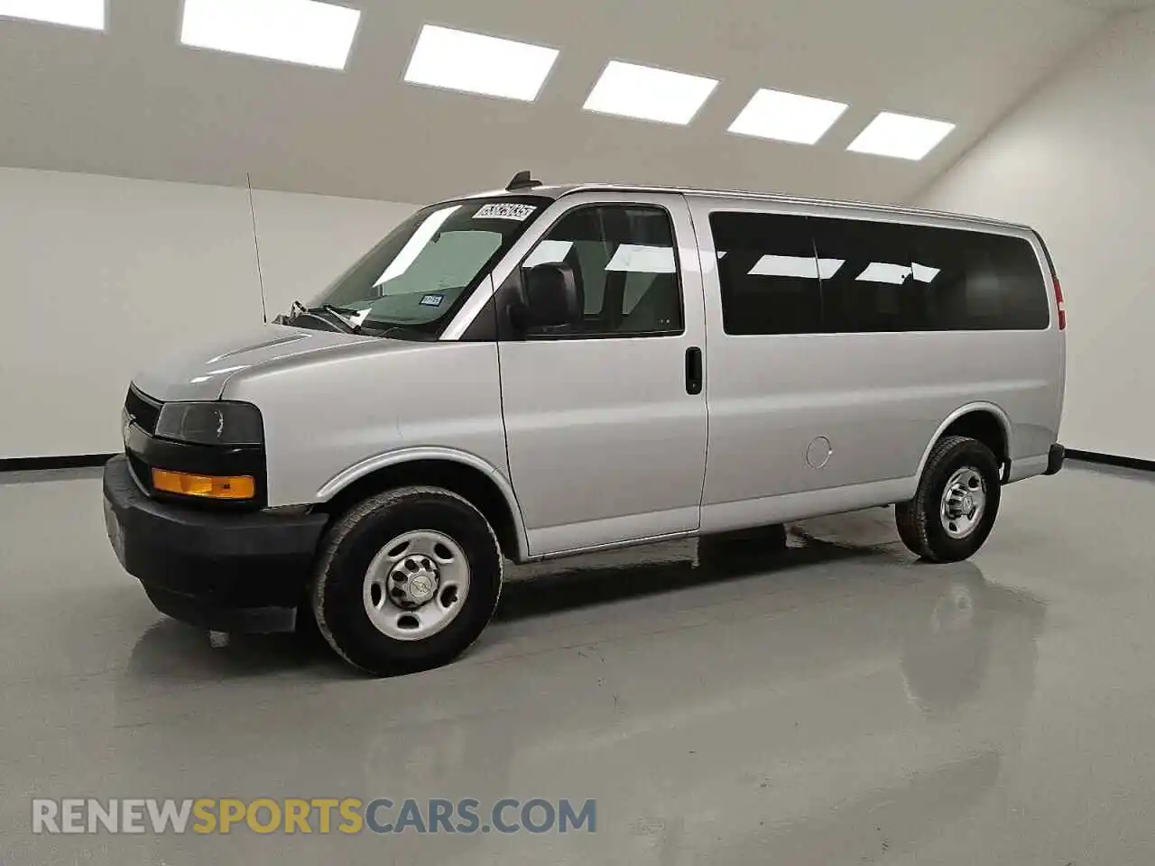 1 Photograph of a damaged car 1GCWGAFG7L1242881 CHEVROLET EXPRESS 2020
