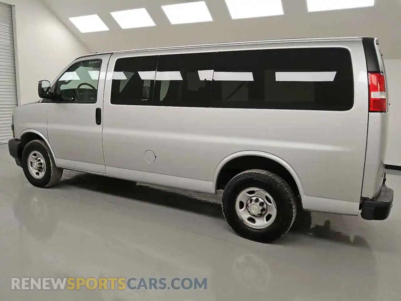 2 Photograph of a damaged car 1GCWGAFG7L1242881 CHEVROLET EXPRESS 2020