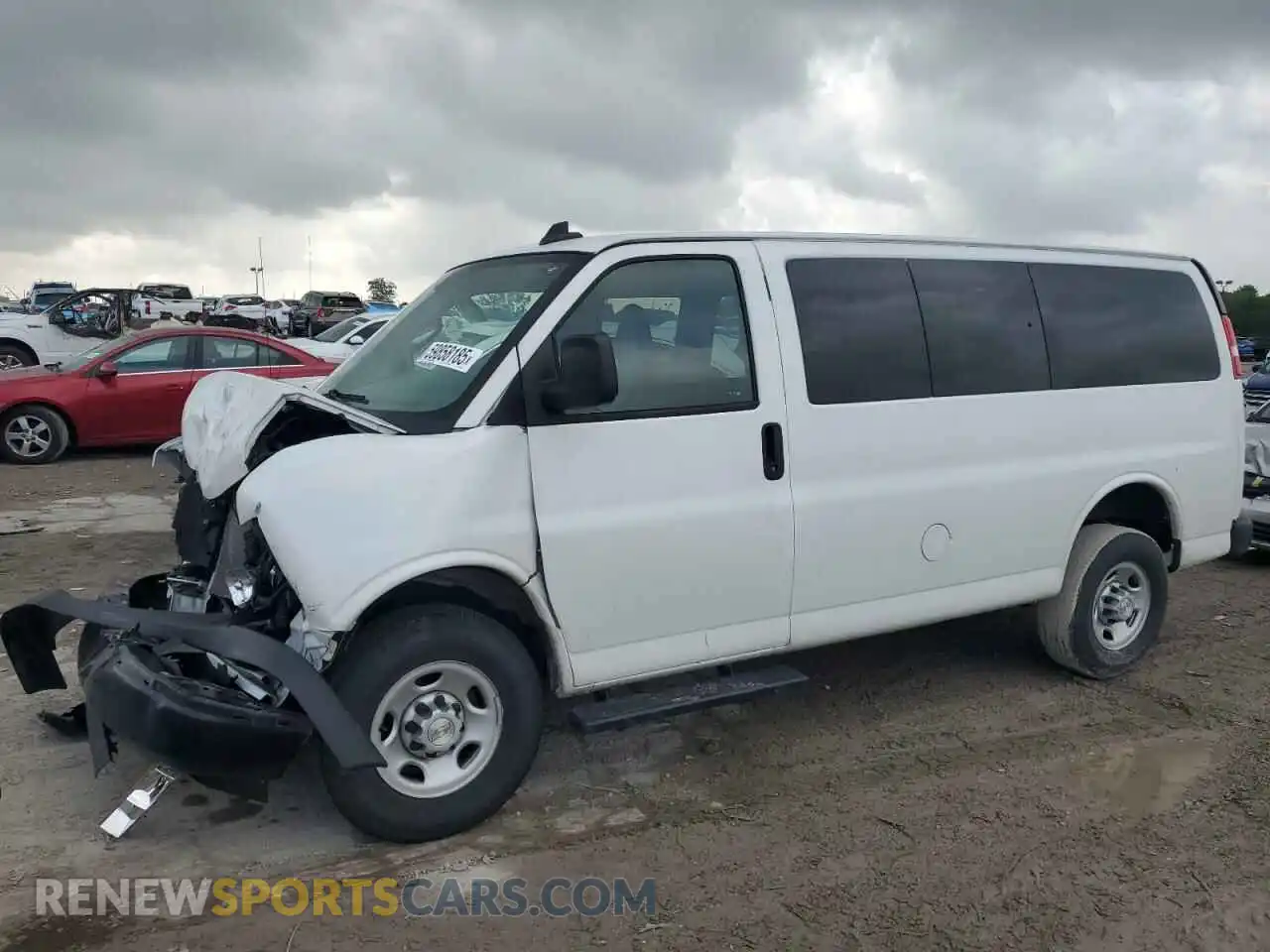 1 Photograph of a damaged car 1GAWGEFP8M1206554 CHEVROLET EXPRESS 2021