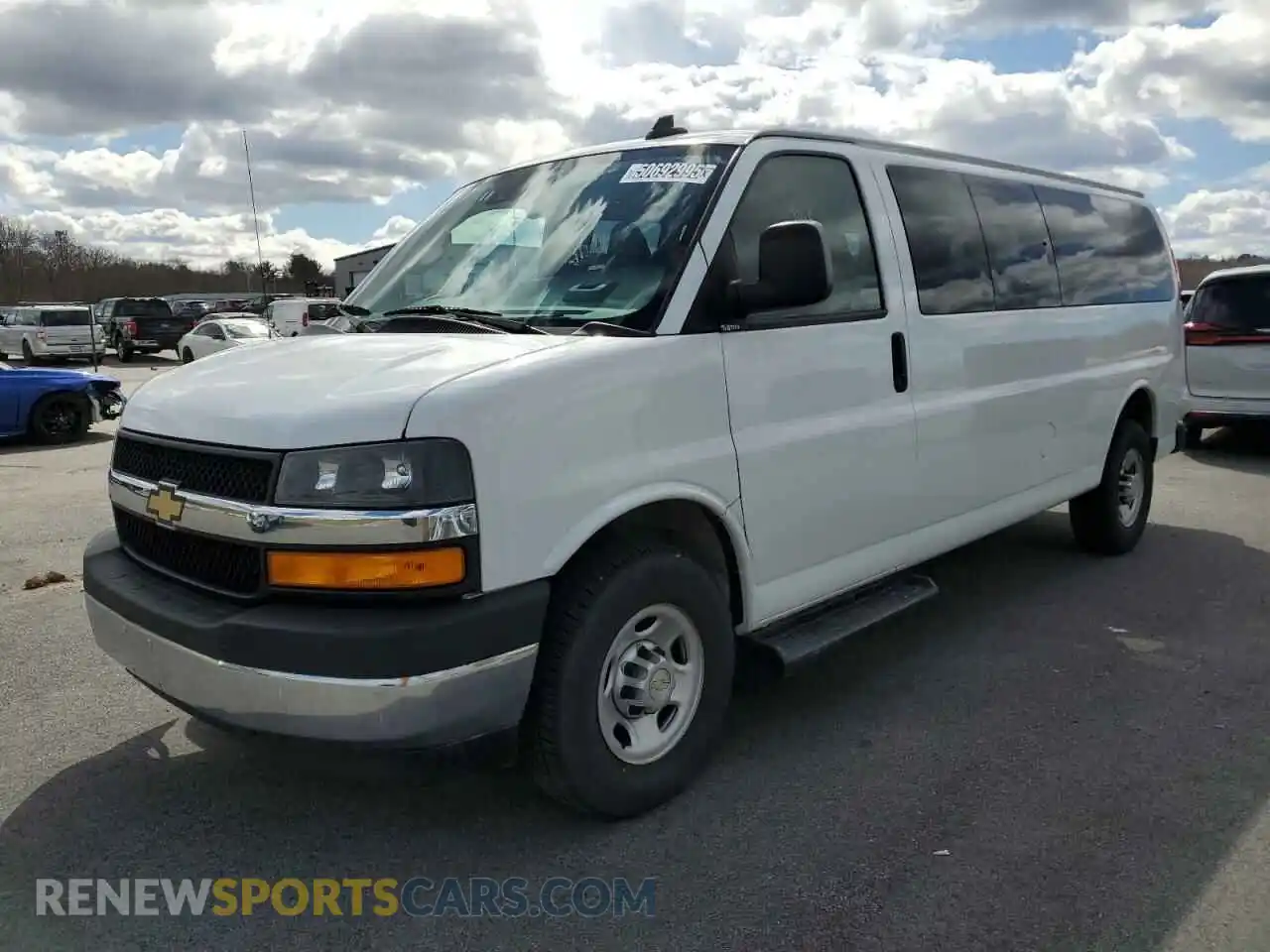 1 Photograph of a damaged car 1GAZGPFP7M1217909 CHEVROLET EXPRESS 2021