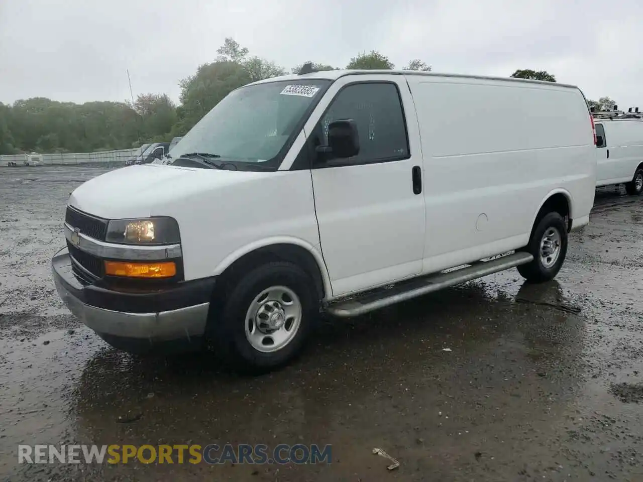 1 Photograph of a damaged car 1GCWGAF78M1259125 CHEVROLET EXPRESS 2021