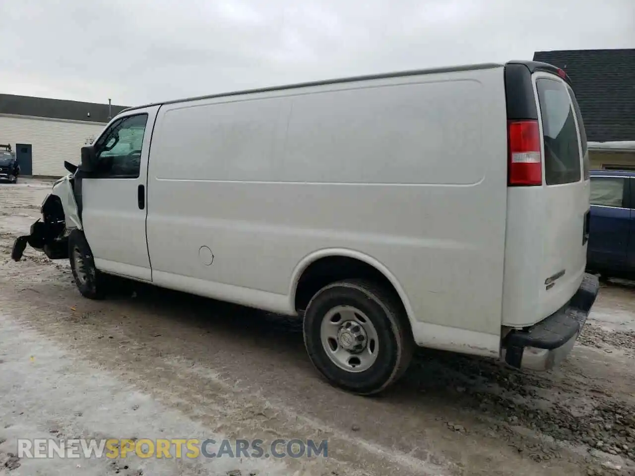 2 Photograph of a damaged car 1GCWGAFP1M1218139 CHEVROLET EXPRESS 2021