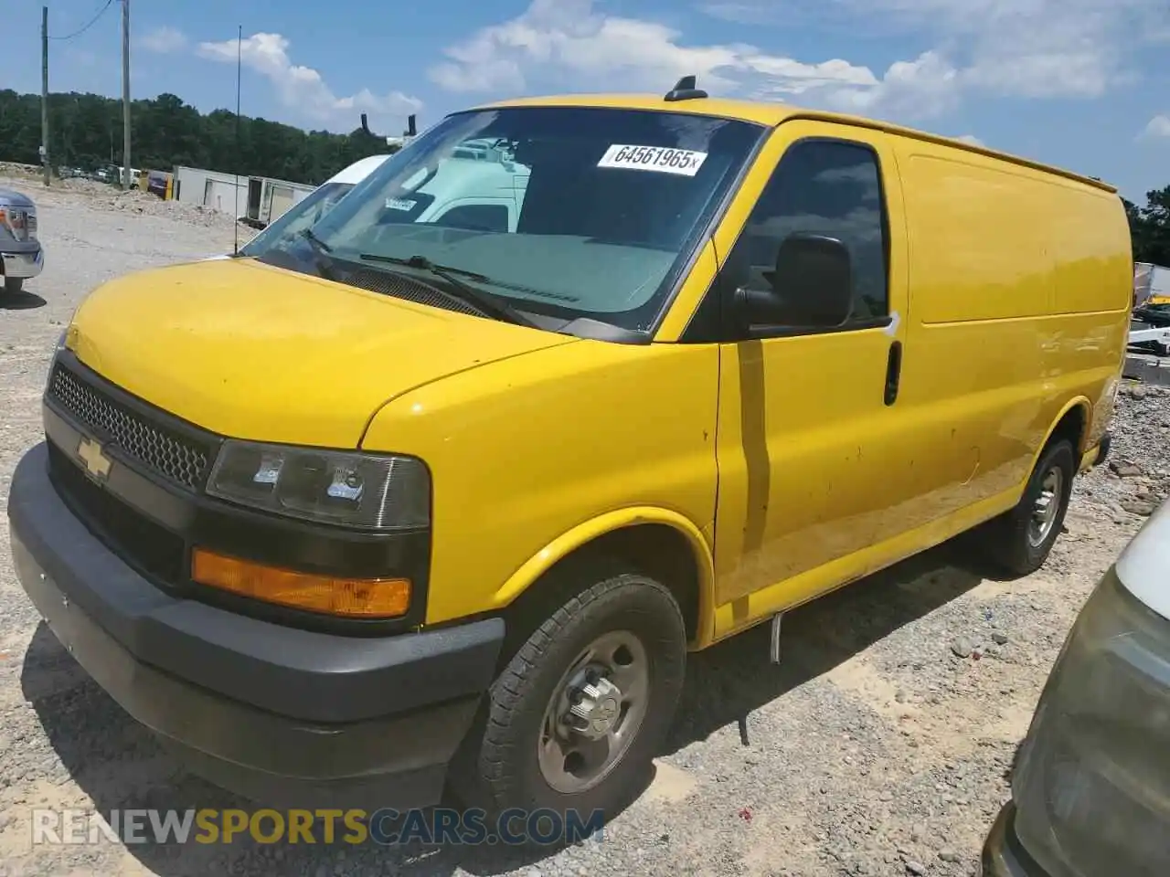 1 Photograph of a damaged car 1GCWGAFP3M1166870 CHEVROLET EXPRESS 2021