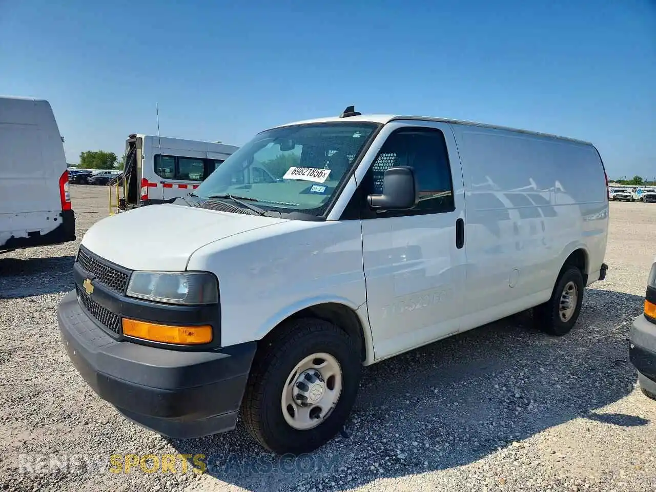 1 fotografías del automóvil dañado 1GCWGAFP3M1197276 CHEVROLET EXPRESS 2021
