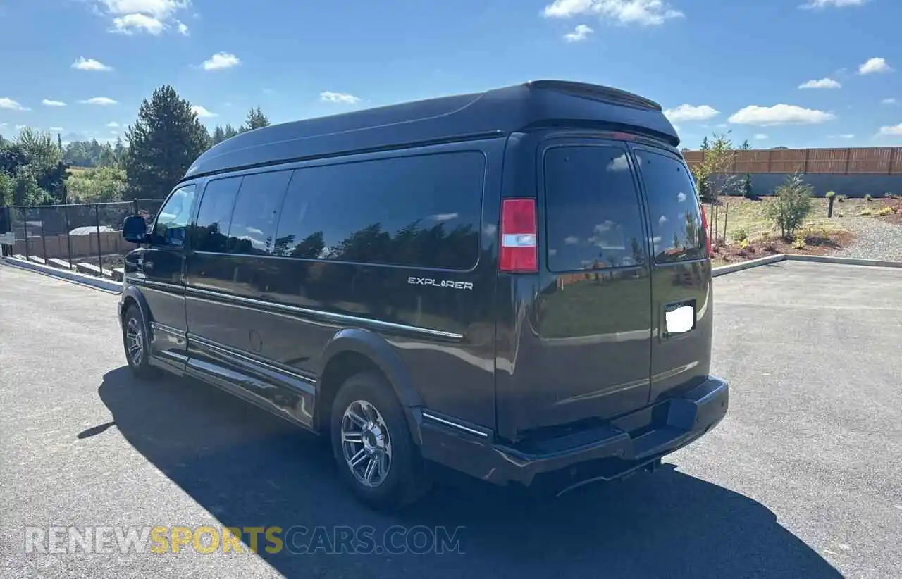 3 Photograph of a damaged car 1GCWGBF7XM1184918 CHEVROLET EXPRESS 2021