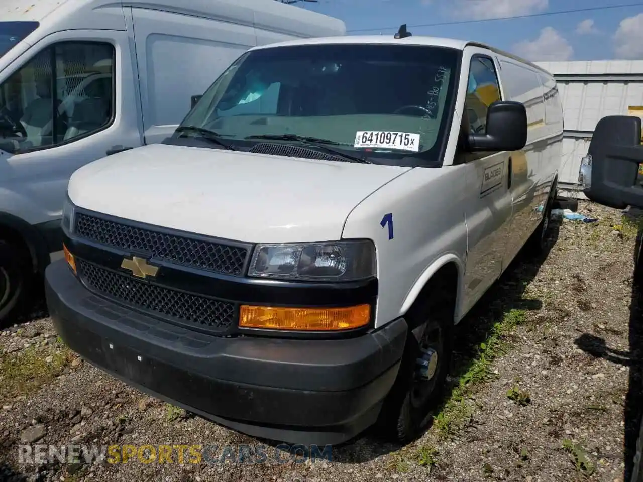 1 fotografías del automóvil dañado 1GCZGHF73M1196196 CHEVROLET EXPRESS 2021