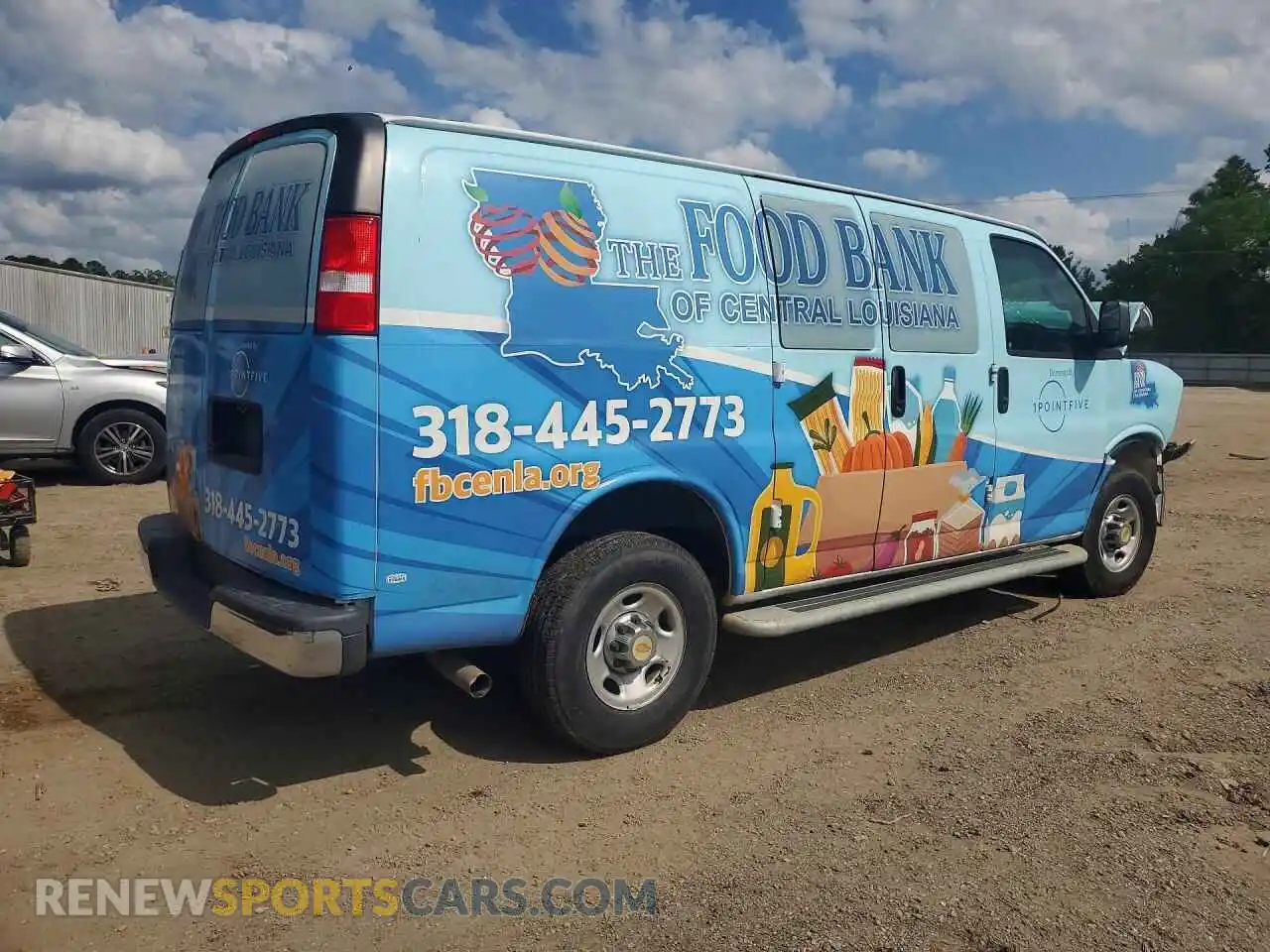 3 Photograph of a damaged car 1GCWGAF70N1237573 CHEVROLET EXPRESS 2022