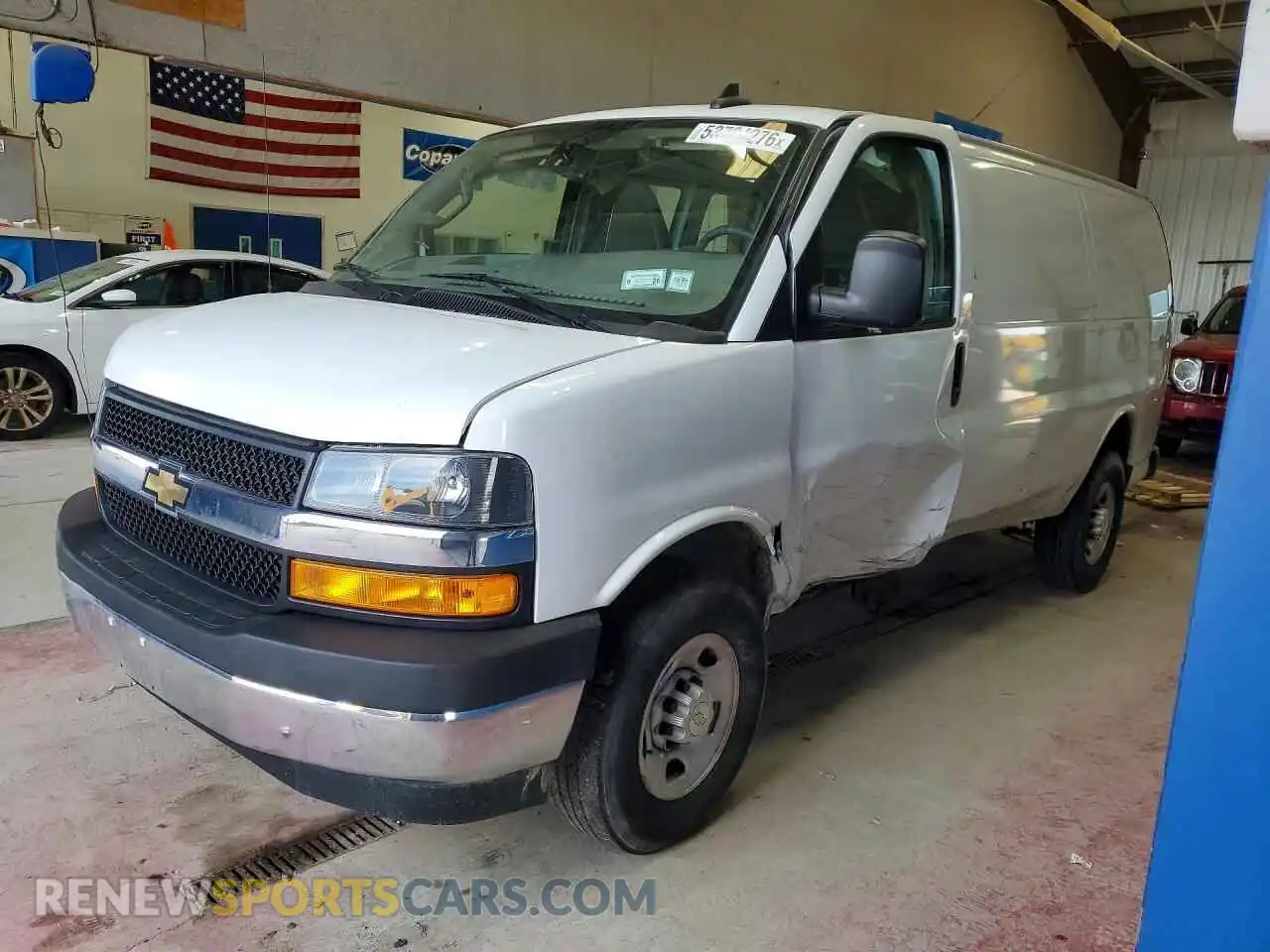 1 fotografías del automóvil dañado 1GCWGAF79N1195887 CHEVROLET EXPRESS 2022
