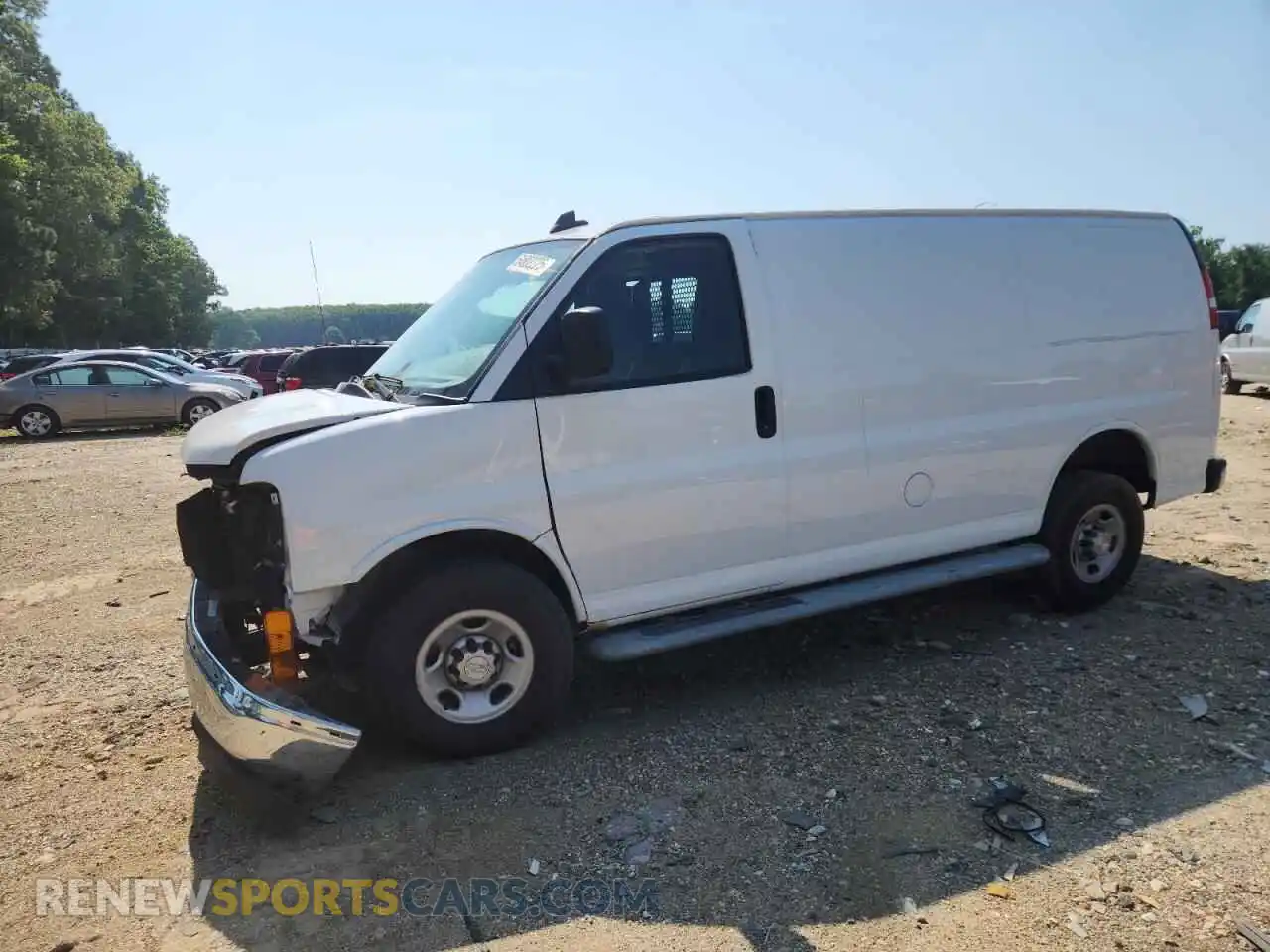 1 Photograph of a damaged car 1GCWGAFP1N1141435 CHEVROLET EXPRESS 2022