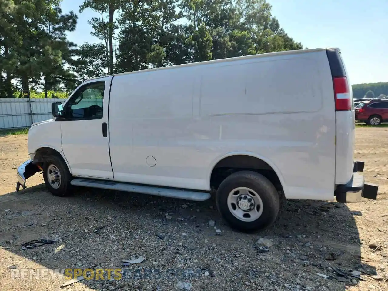 2 Photograph of a damaged car 1GCWGAFP1N1141435 CHEVROLET EXPRESS 2022