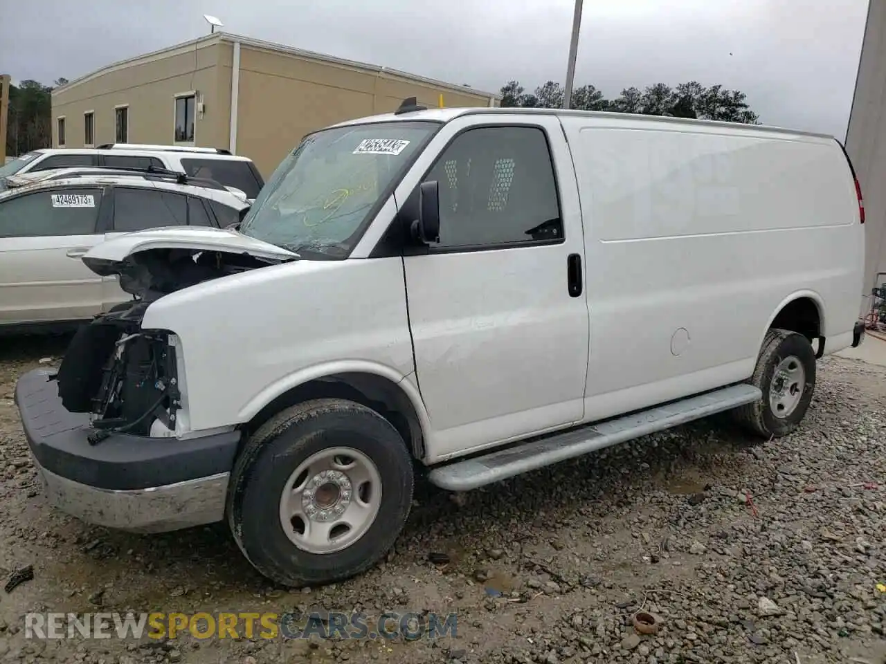 1 Photograph of a damaged car 1GCWGAFP1N1154296 CHEVROLET EXPRESS 2022