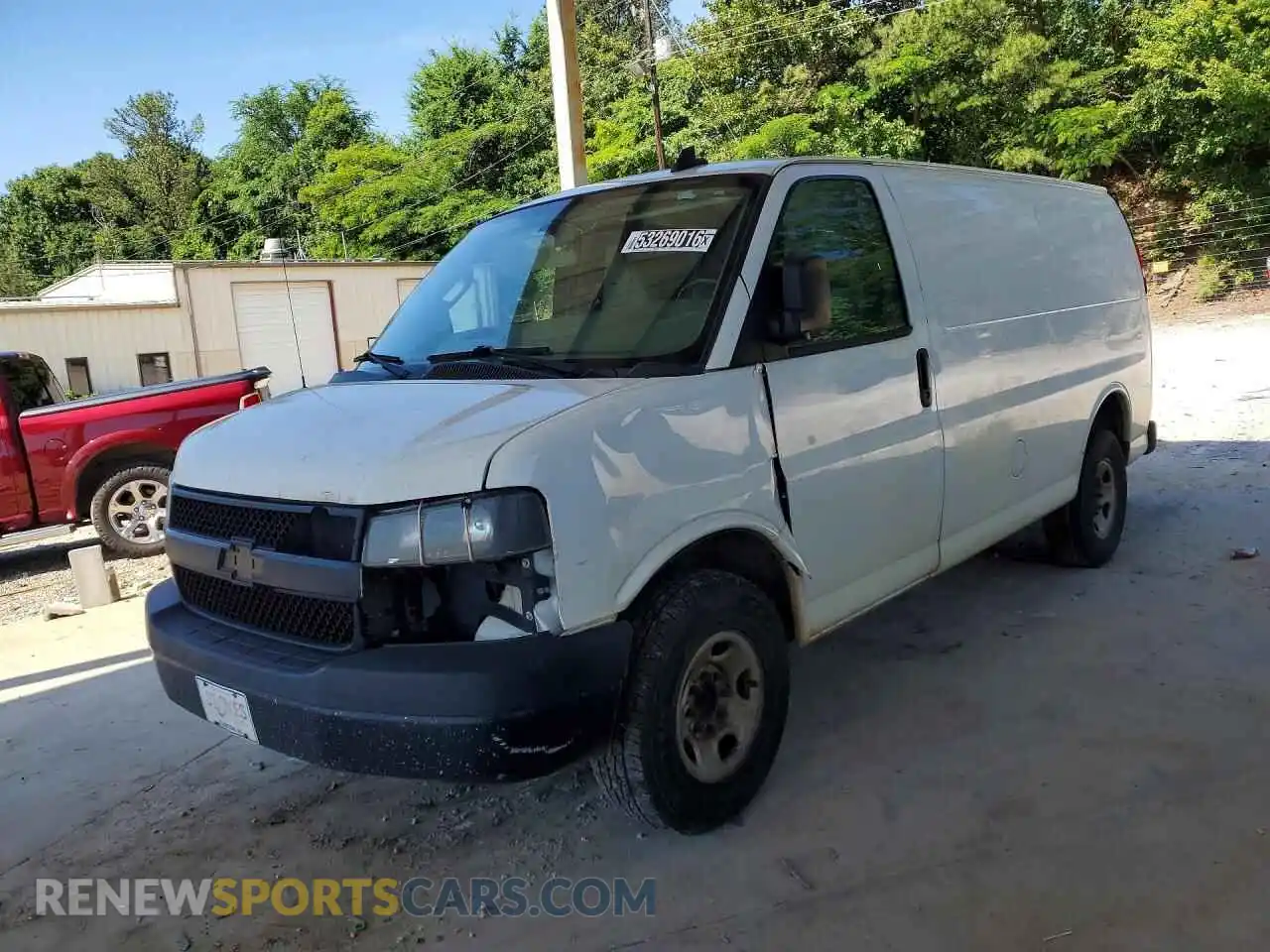 1 Photograph of a damaged car 1GCWGAFP1N1174631 CHEVROLET EXPRESS 2022