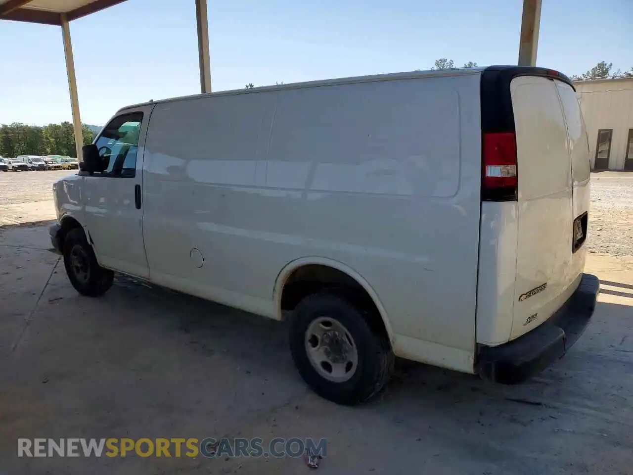 2 Photograph of a damaged car 1GCWGAFP1N1174631 CHEVROLET EXPRESS 2022