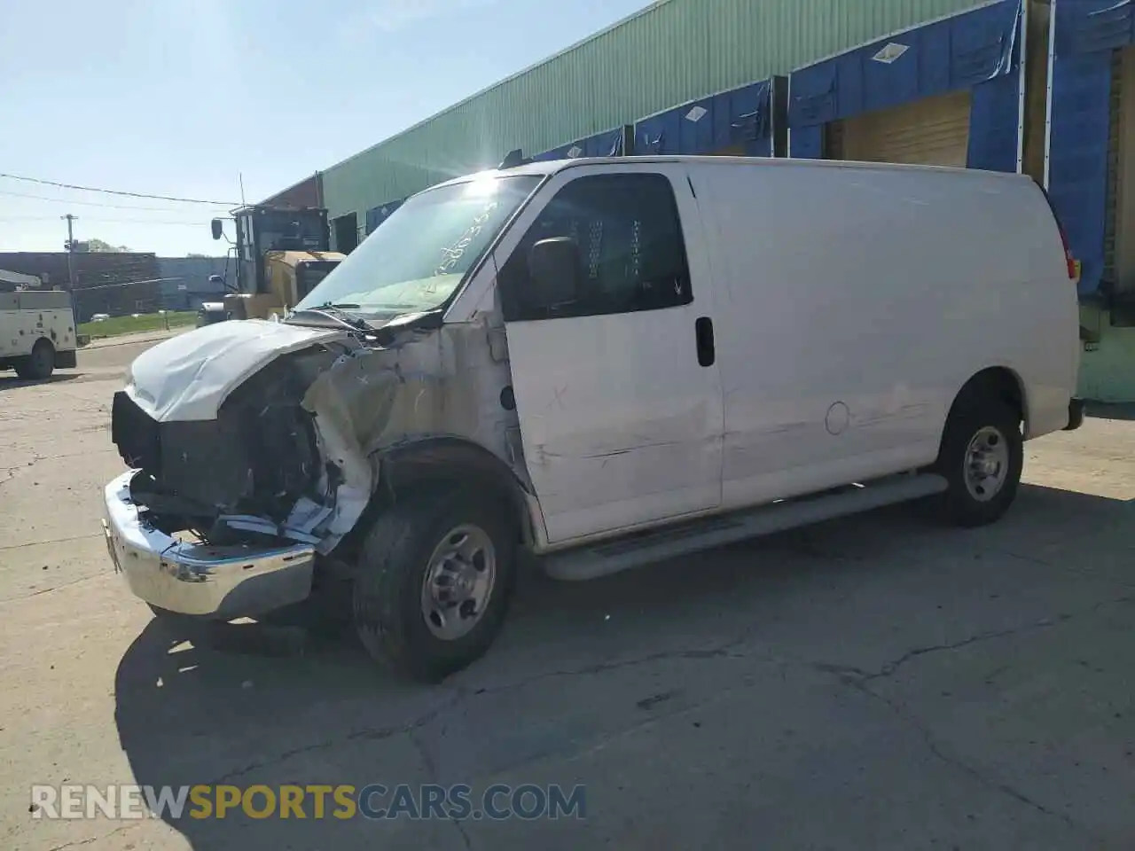 1 Photograph of a damaged car 1GCWGAFP4N1140862 CHEVROLET EXPRESS 2022