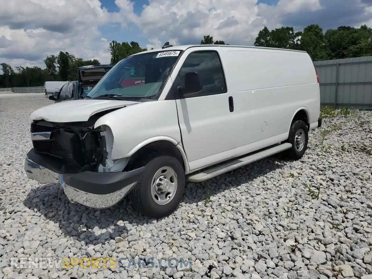 1 Фотография поврежденного автомобиля 1GCWGAFP4N1251380 CHEVROLET EXPRESS 2022