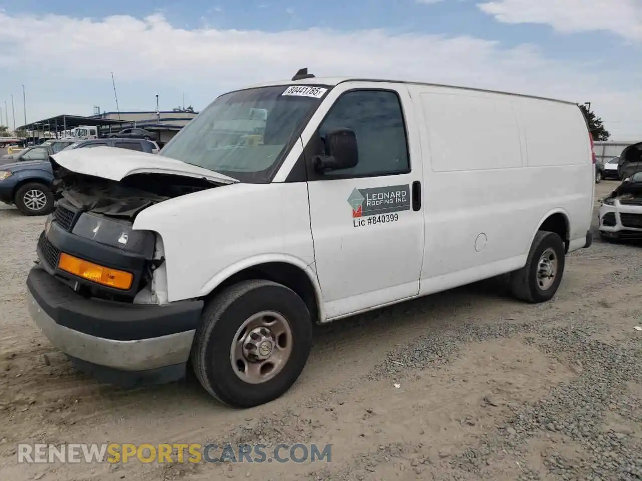 1 Photograph of a damaged car 1GCWGAFP6N1206960 CHEVROLET EXPRESS 2022