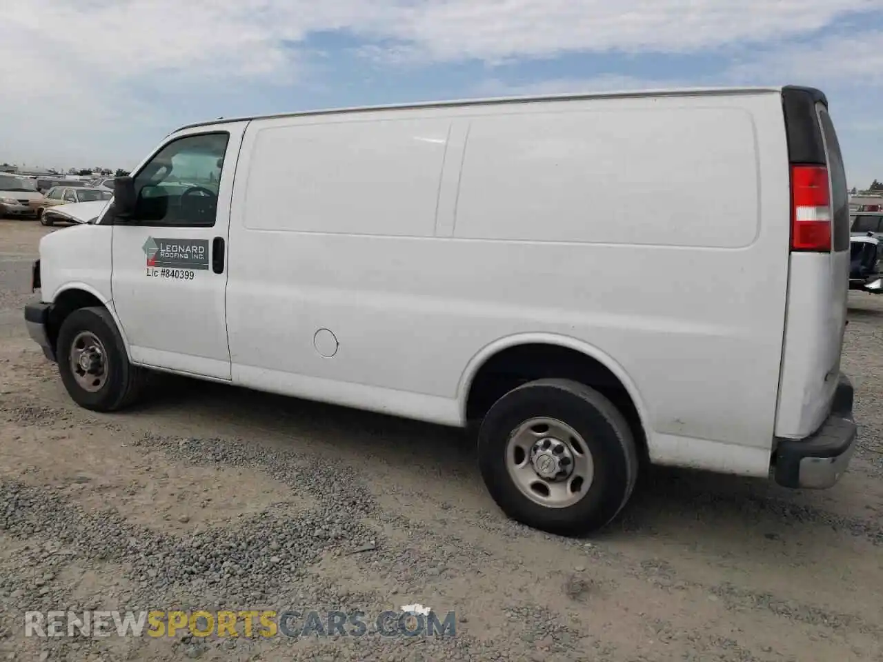 2 Photograph of a damaged car 1GCWGAFP6N1206960 CHEVROLET EXPRESS 2022