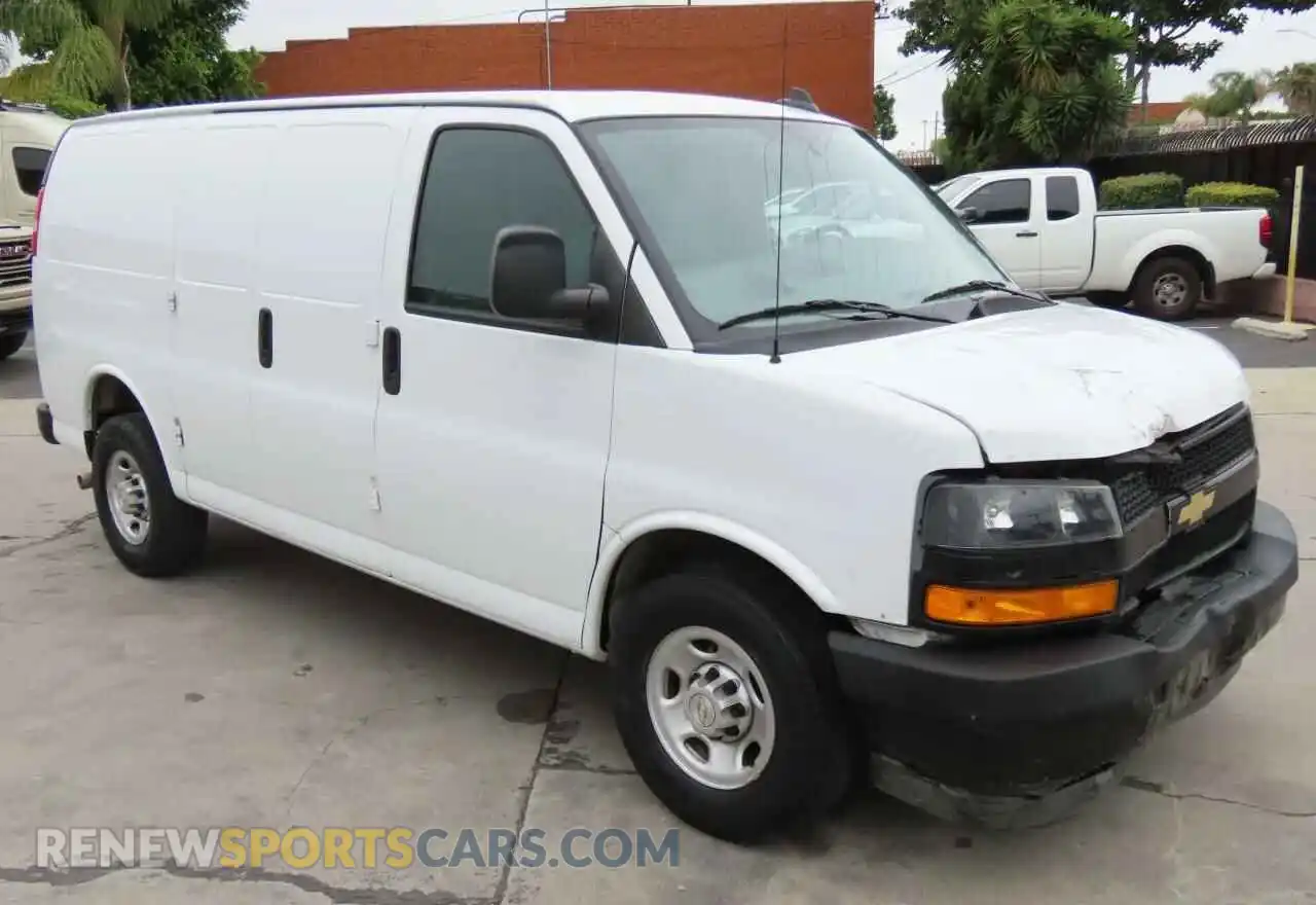 1 Photograph of a damaged car 1GCWGAFP7N1182202 CHEVROLET EXPRESS 2022
