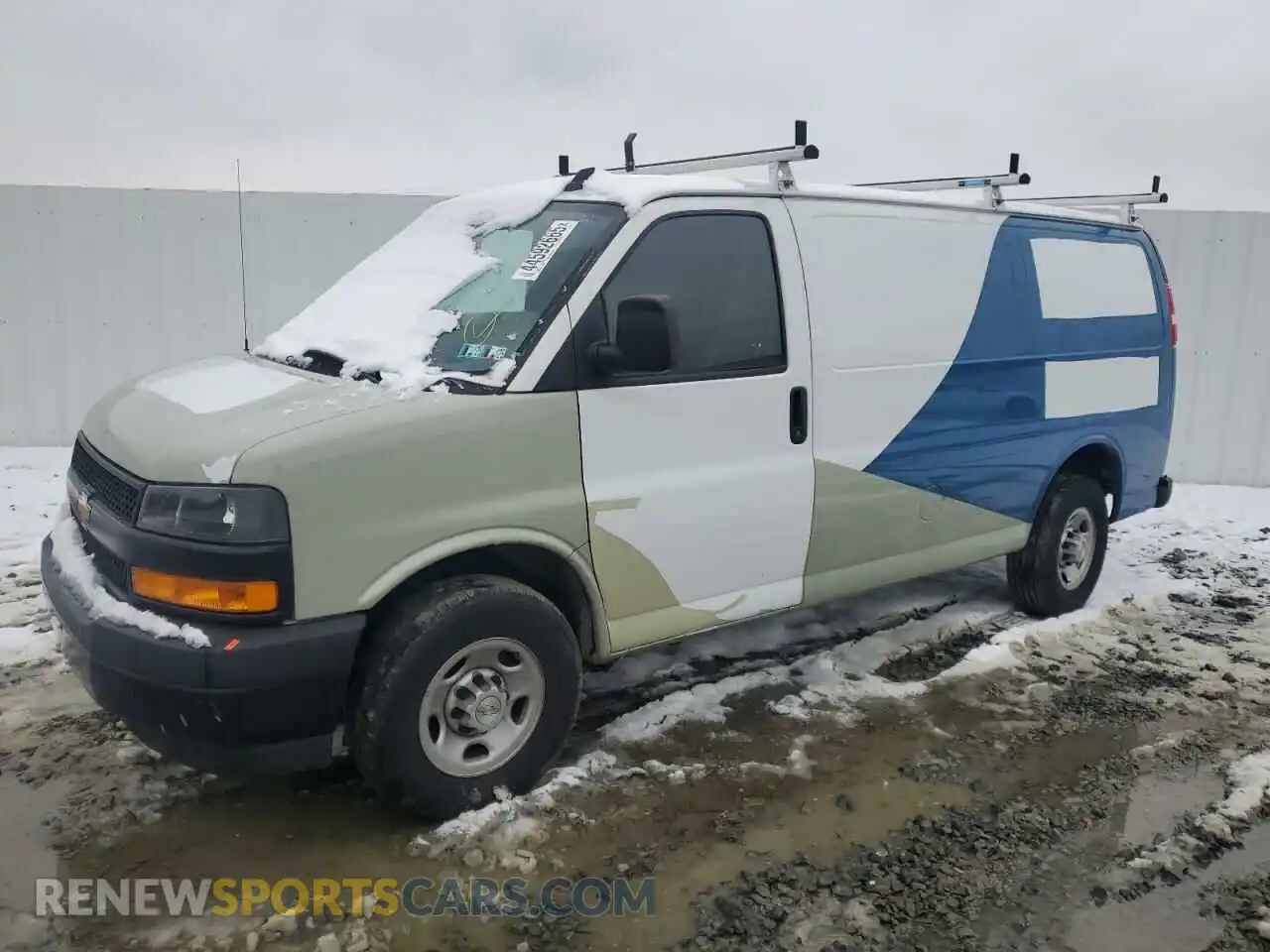 1 Photograph of a damaged car 1GCWGAFP7N1251633 CHEVROLET EXPRESS 2022