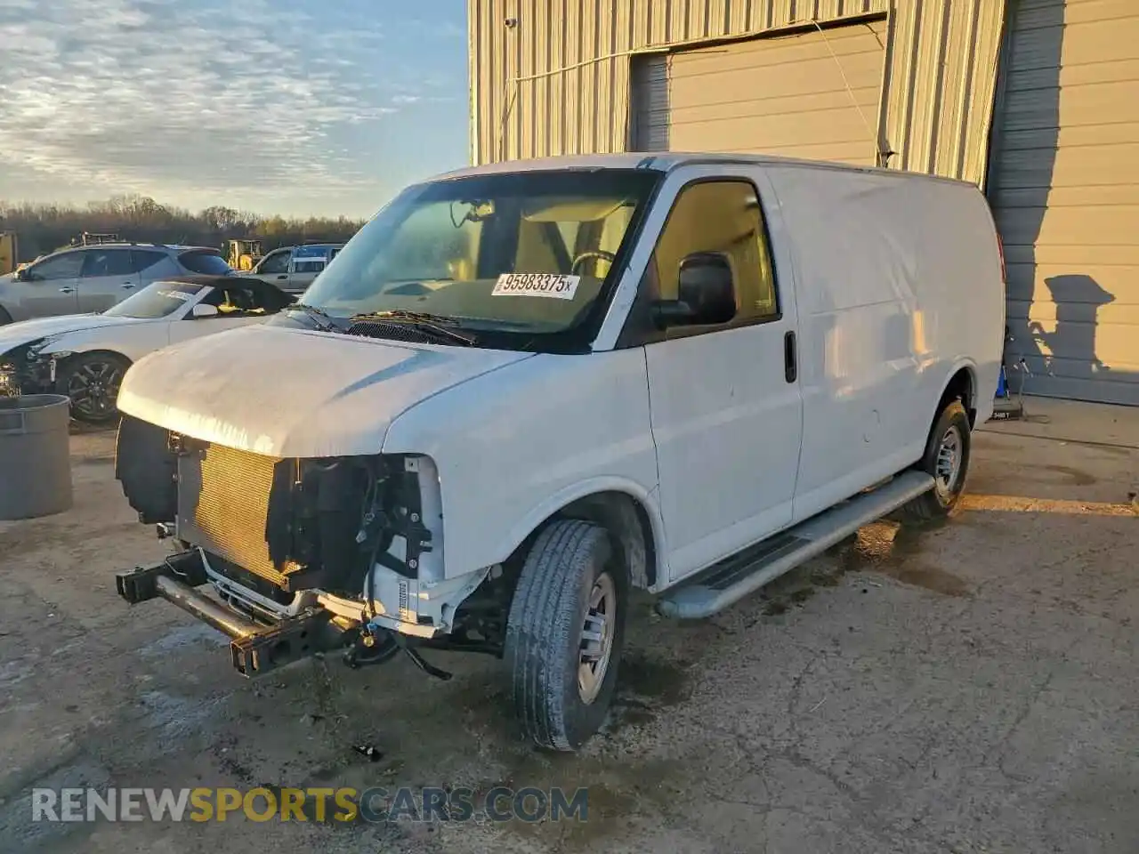 1 Photograph of a damaged car 1GCWGAFP7N1252118 CHEVROLET EXPRESS 2022