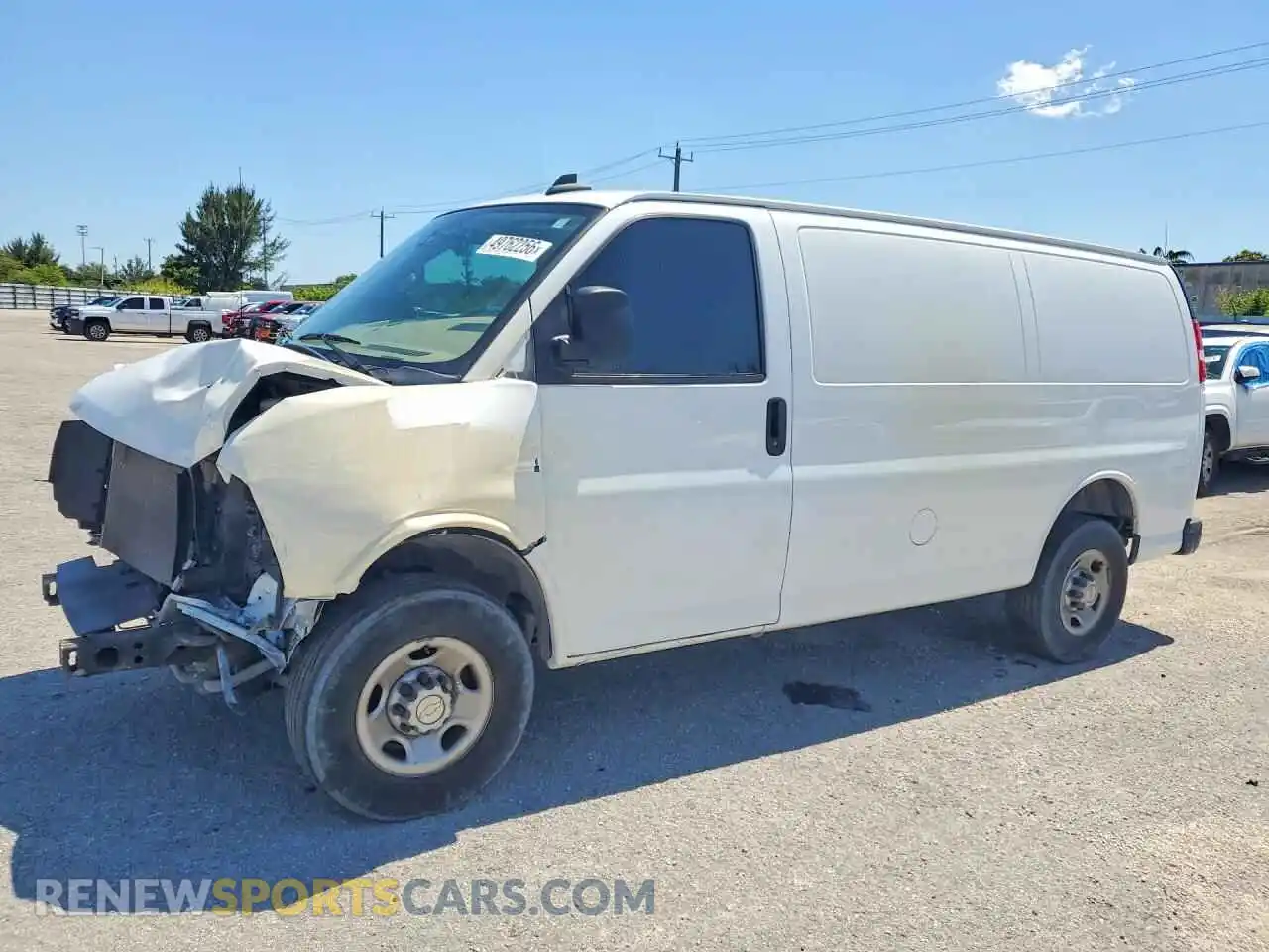 1 Photograph of a damaged car 1GCWGAFP9N1279871 CHEVROLET EXPRESS 2022