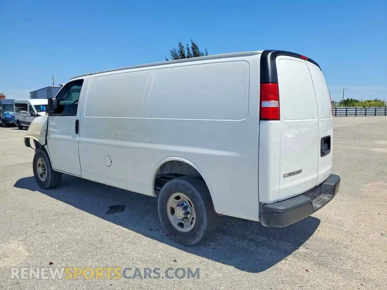 2 Photograph of a damaged car 1GCWGAFP9N1279871 CHEVROLET EXPRESS 2022
