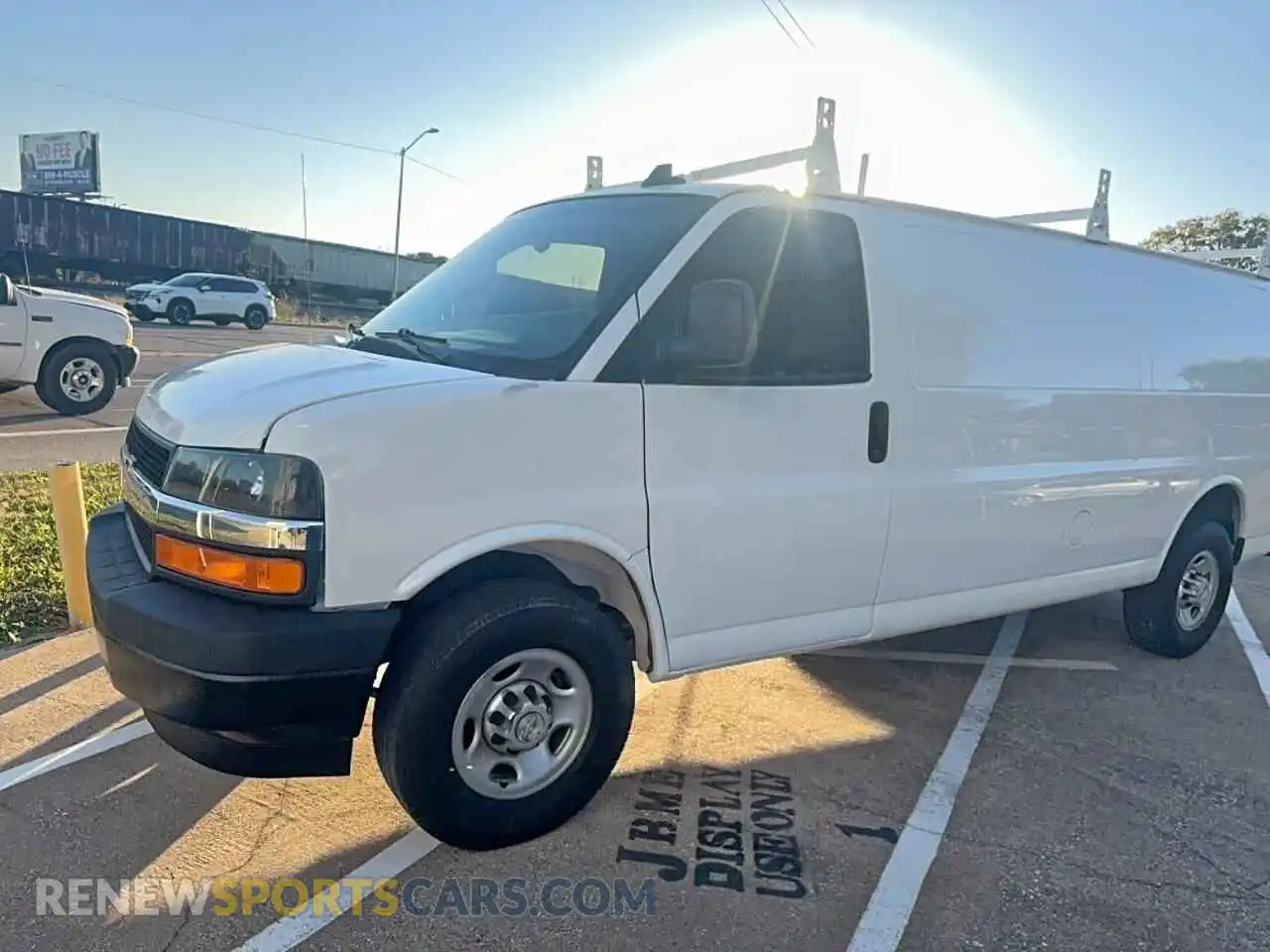 2 Photograph of a damaged car 1GCWGBFP7N1220596 CHEVROLET EXPRESS 2022