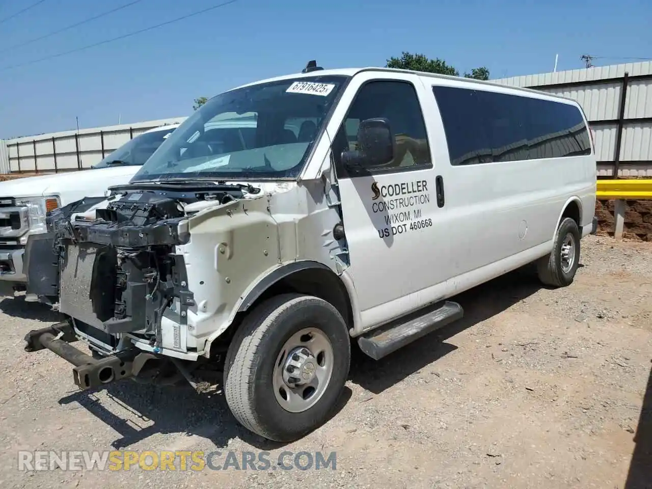 1 fotografías del automóvil dañado 1GAZGNFP6P1175077 CHEVROLET EXPRESS 2023