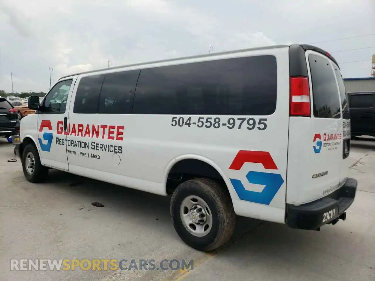 2 Photograph of a damaged car 1GAZGNFP6P1205159 CHEVROLET EXPRESS 2023