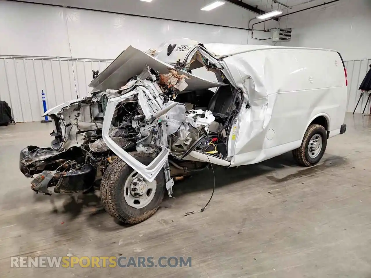 1 Photograph of a damaged car 1GCWGAFP0P1242713 CHEVROLET EXPRESS 2023