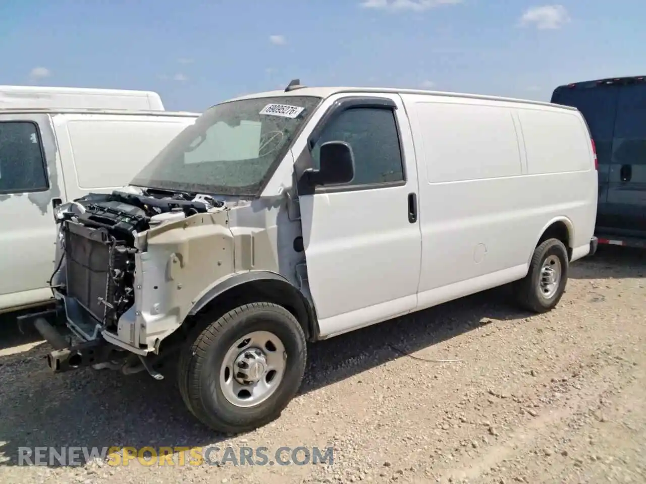 1 Фотография поврежденного автомобиля 1GCWGAFP2P1166038 CHEVROLET EXPRESS 2023