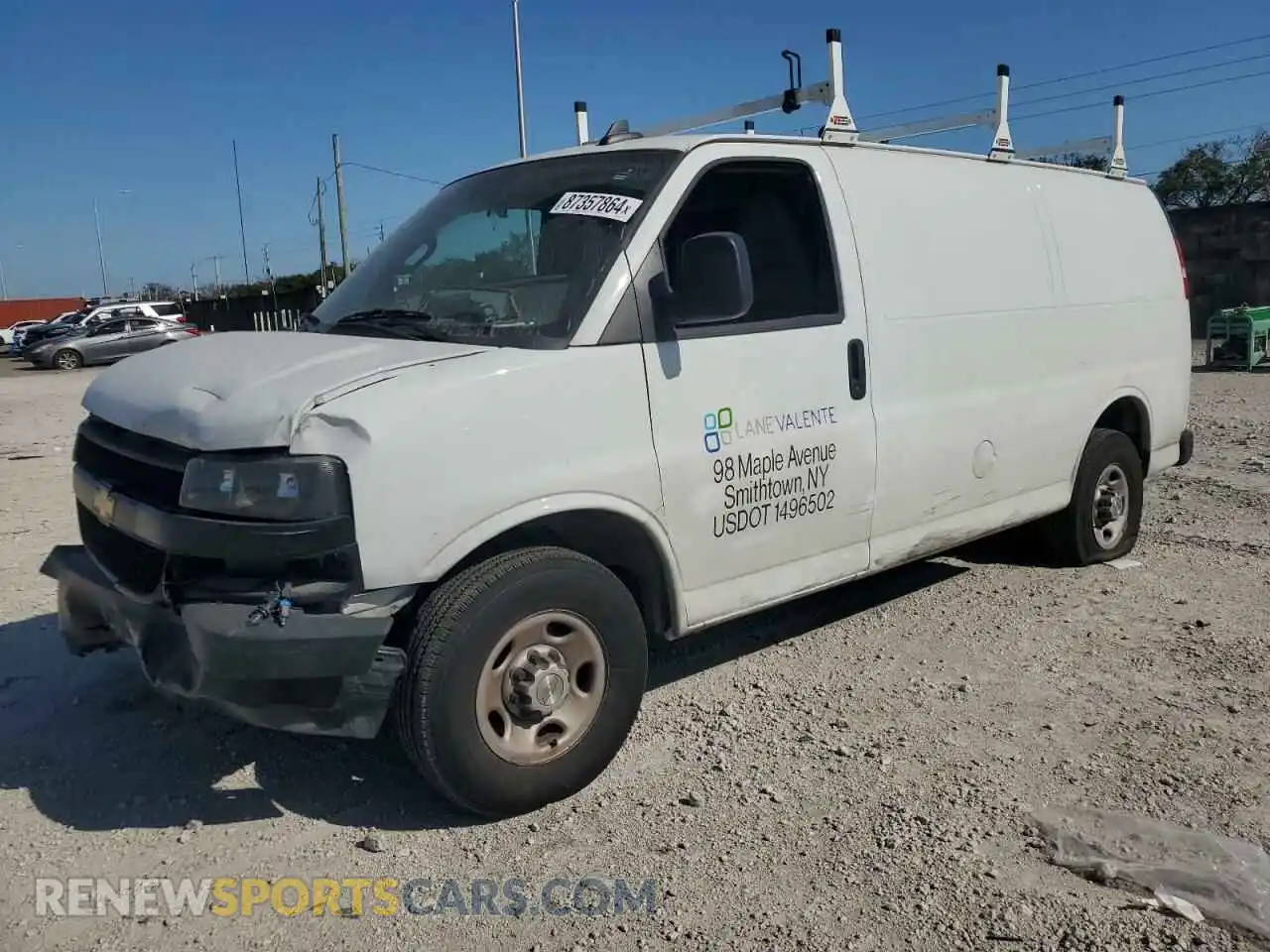 1 Photograph of a damaged car 1GCWGAFP2P1247685 CHEVROLET EXPRESS 2023