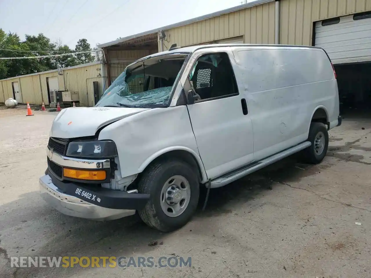 1 Photograph of a damaged car 1GCWGAFP3P1127328 CHEVROLET EXPRESS 2023