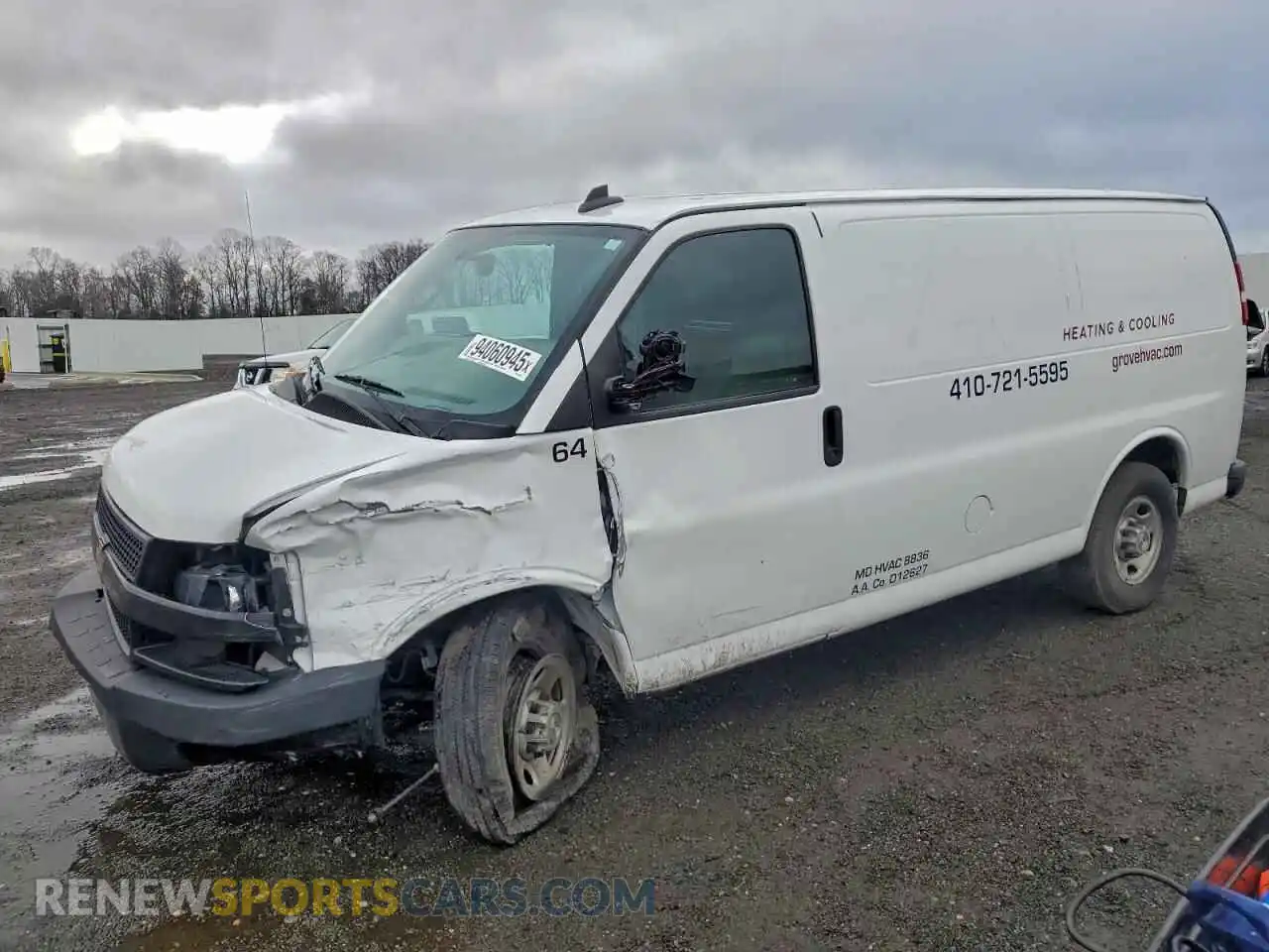1 Photograph of a damaged car 1GCWGAFP3P1157266 CHEVROLET EXPRESS 2023