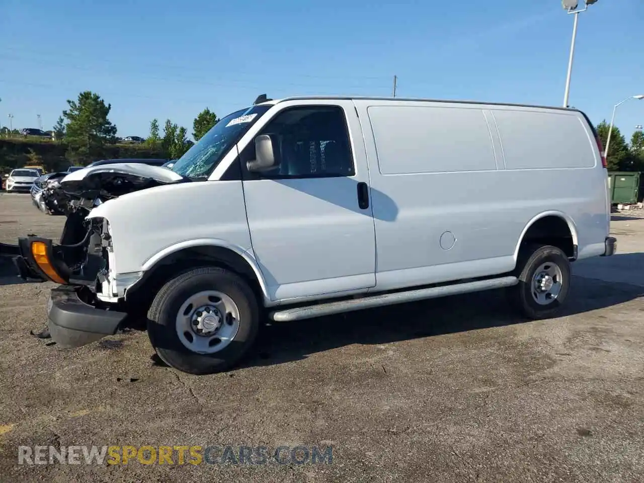 1 Photograph of a damaged car 1GCWGAFP4P1167384 CHEVROLET EXPRESS 2023