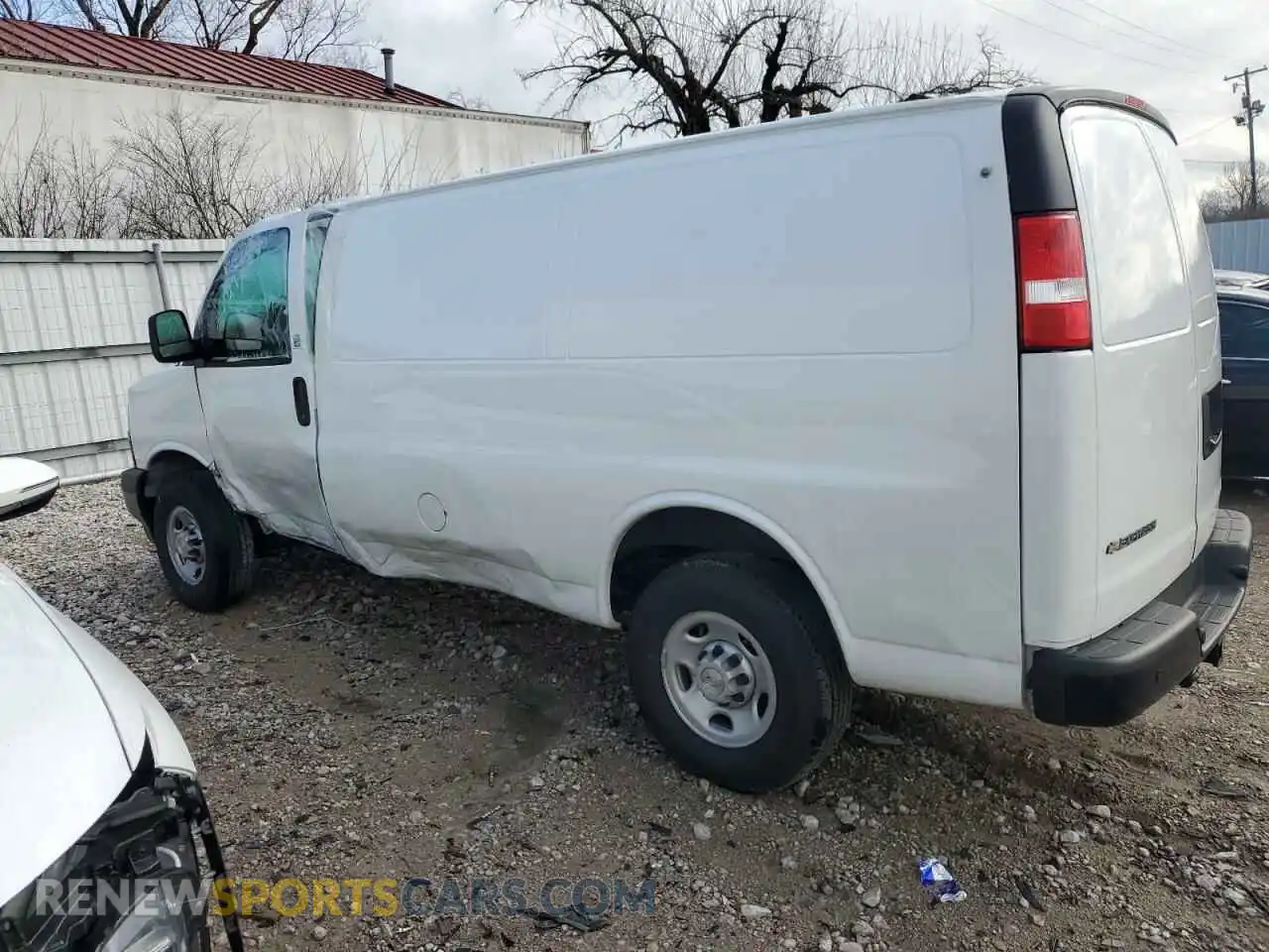 2 Photograph of a damaged car 1GCWGAFP4P1260339 CHEVROLET EXPRESS 2023