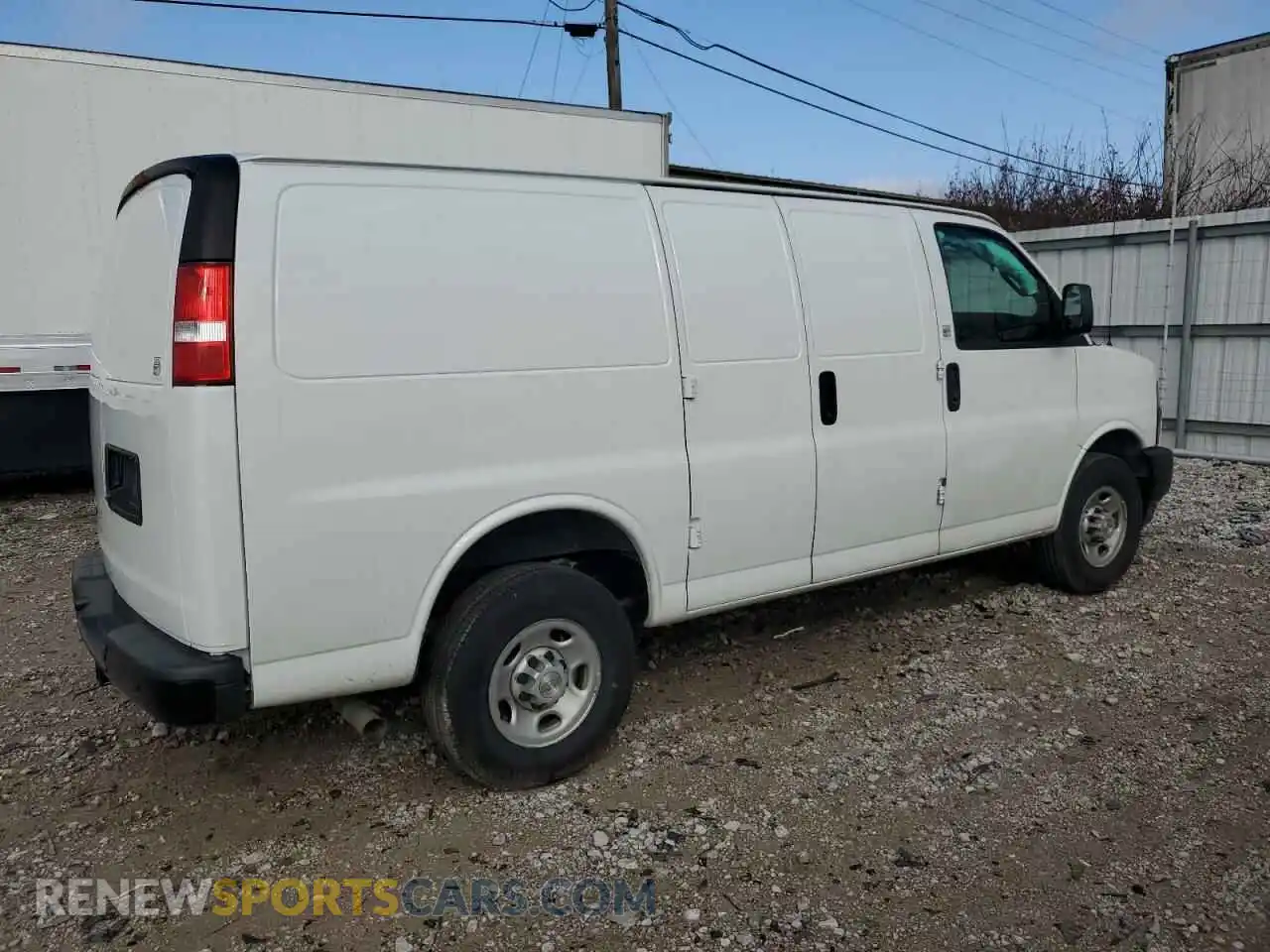 3 Photograph of a damaged car 1GCWGAFP4P1260339 CHEVROLET EXPRESS 2023