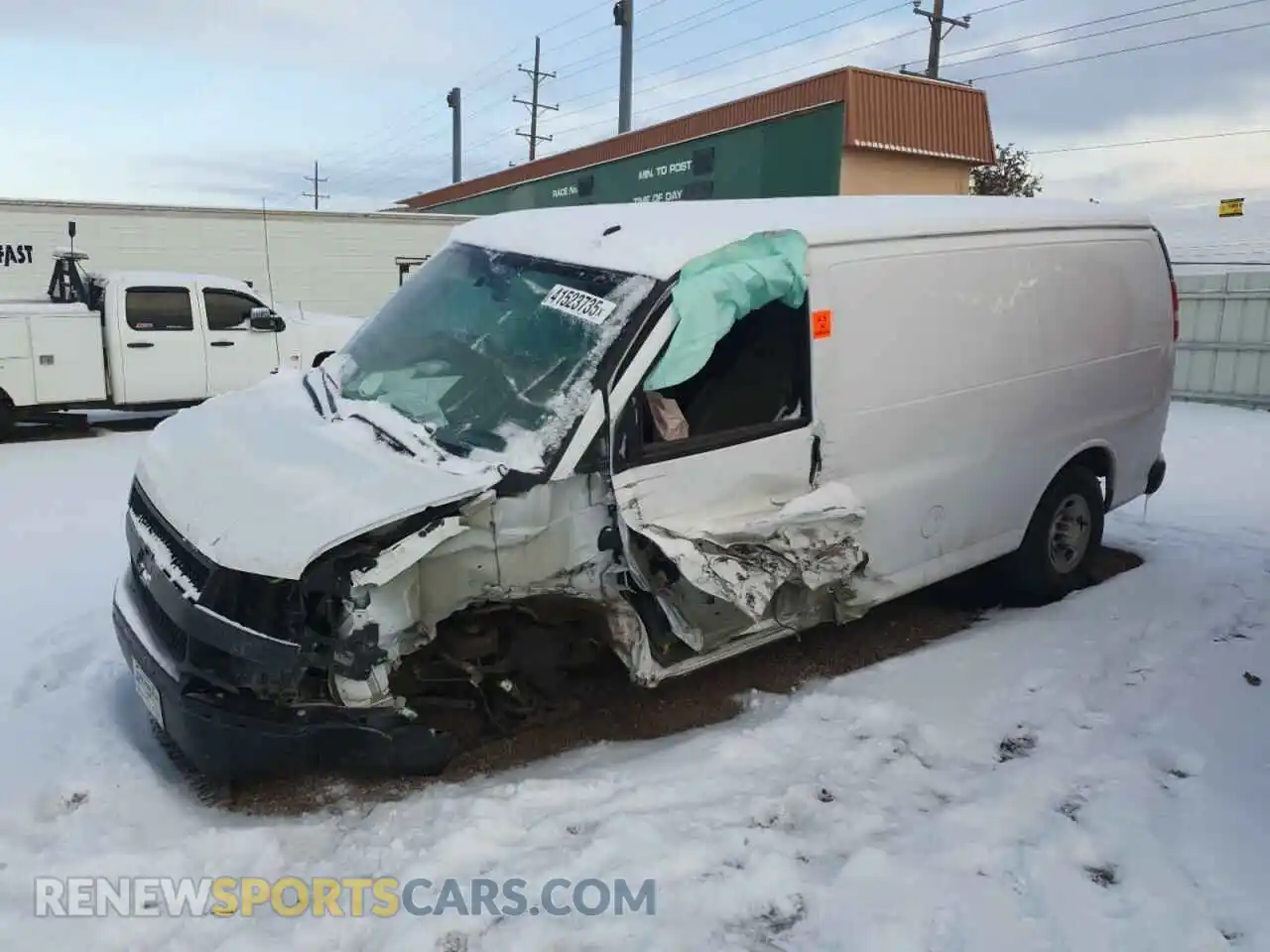 1 Photograph of a damaged car 1GCWGAFP5P1167426 CHEVROLET EXPRESS 2023
