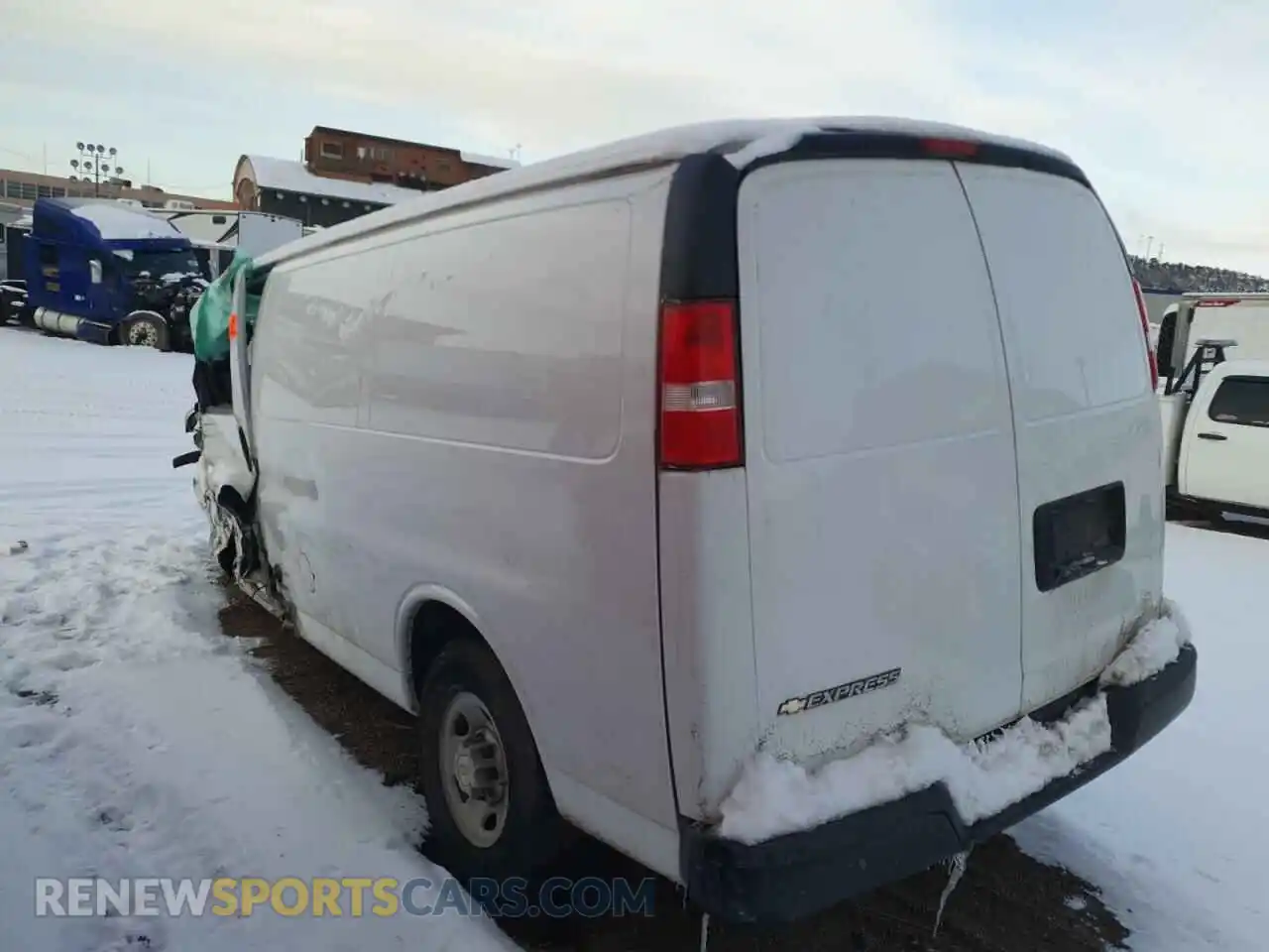 2 Photograph of a damaged car 1GCWGAFP5P1167426 CHEVROLET EXPRESS 2023