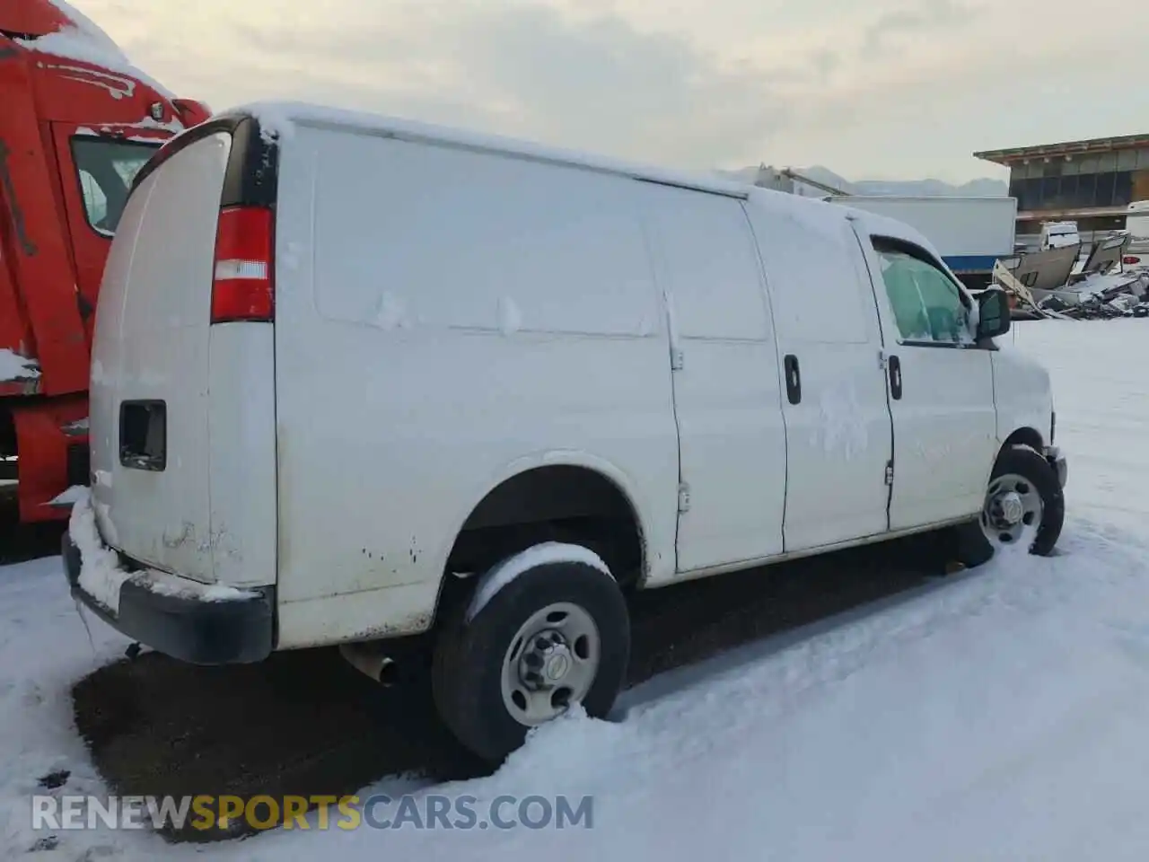 3 Photograph of a damaged car 1GCWGAFP5P1167426 CHEVROLET EXPRESS 2023