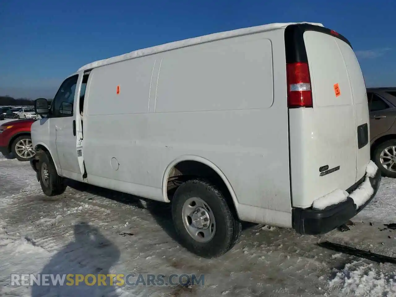 2 Photograph of a damaged car 1GCWGAFP5P1180905 CHEVROLET EXPRESS 2023