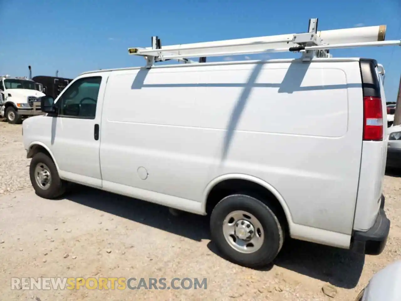 2 Photograph of a damaged car 1GCWGAFP6P1102326 CHEVROLET EXPRESS 2023
