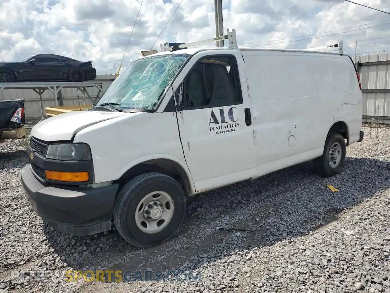 1 Photograph of a damaged car 1GCWGAFP6P1187488 CHEVROLET EXPRESS 2023