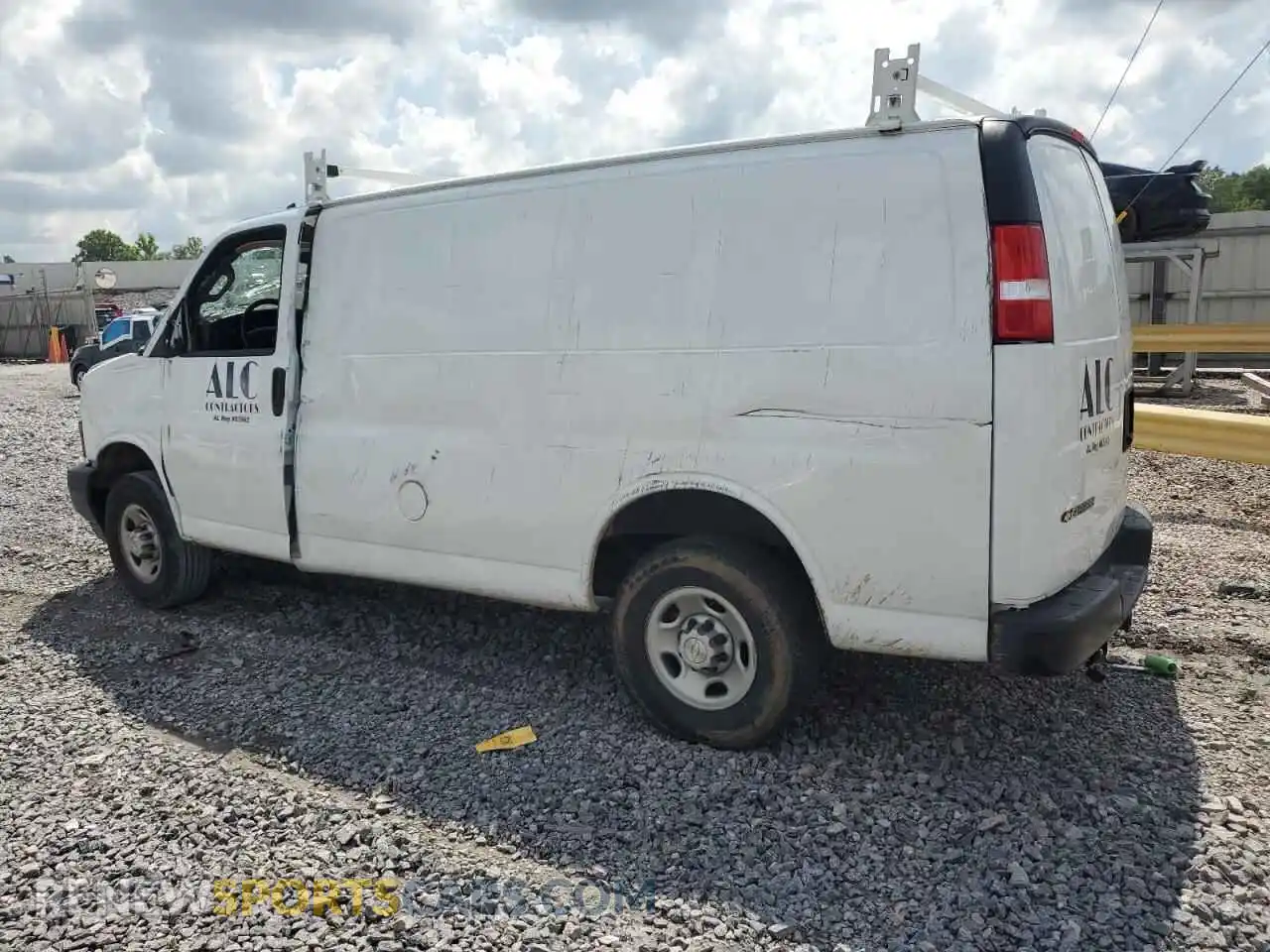 2 Photograph of a damaged car 1GCWGAFP6P1187488 CHEVROLET EXPRESS 2023