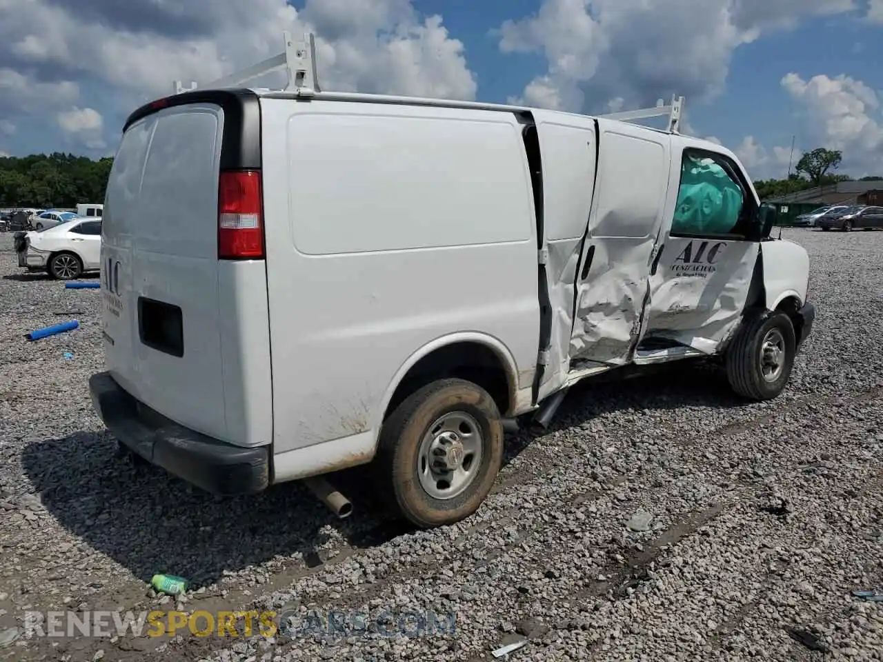 3 Photograph of a damaged car 1GCWGAFP6P1187488 CHEVROLET EXPRESS 2023